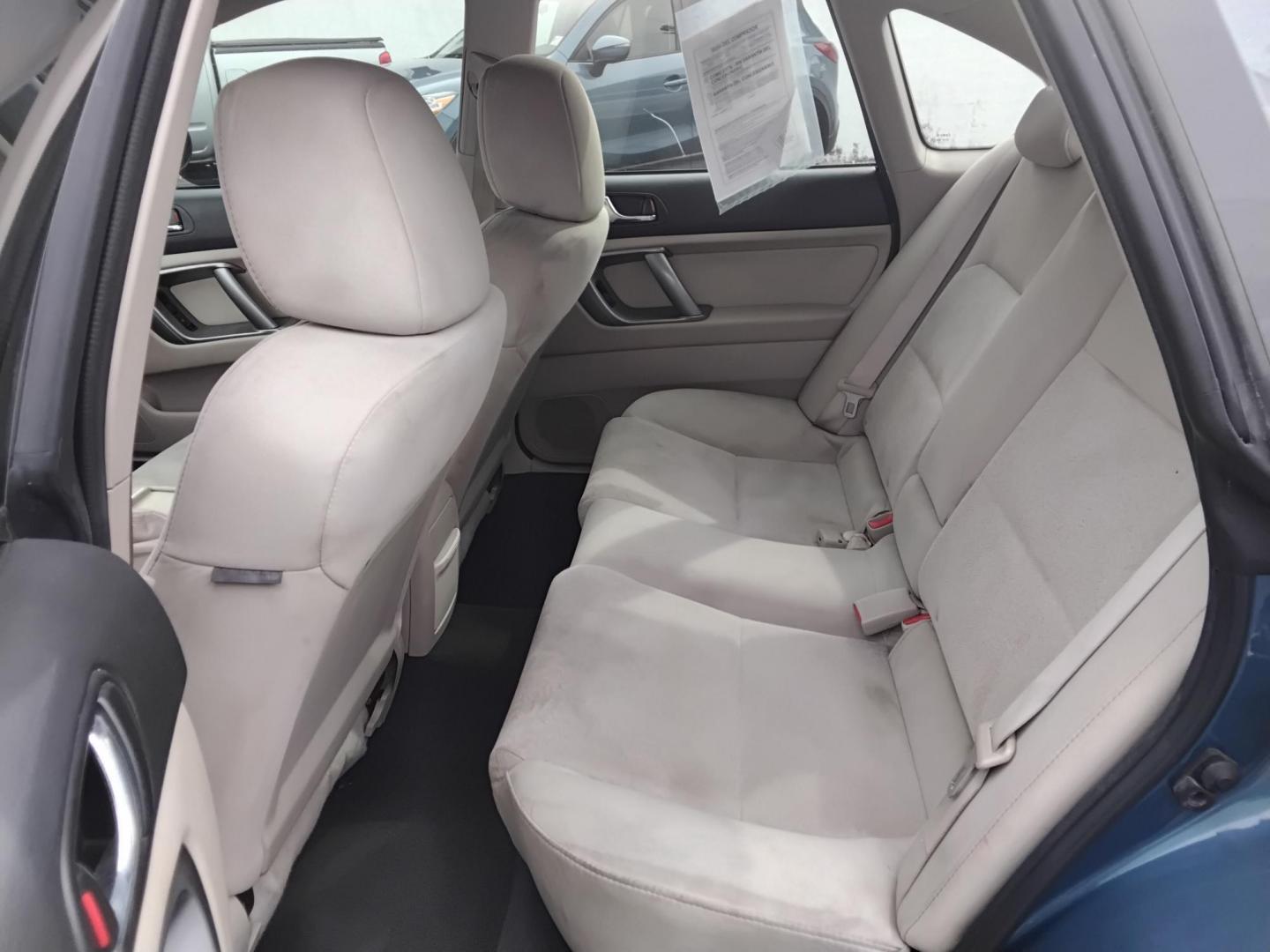 2009 BLUE /Beige Subaru Legacy 2.5i (4S3BL616397) with an 2.5L H4 SOHC 16V engine, located at 6112 N Florida Avenue, Tampa, FL, 33604, (888) 521-5131, 27.954929, -82.459534 - $499 DOWN PLUS TAX $ TAG. - Photo#12