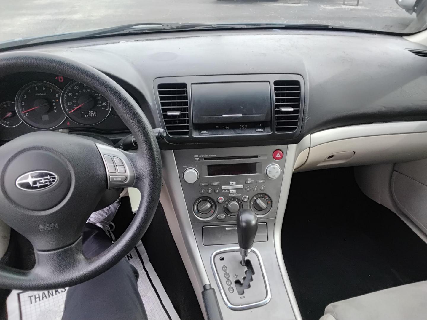 2009 BLUE /Beige Subaru Legacy 2.5i (4S3BL616397) with an 2.5L H4 SOHC 16V engine, located at 6112 N Florida Avenue, Tampa, FL, 33604, (888) 521-5131, 27.954929, -82.459534 - $499 DOWN PLUS TAX $ TAG. - Photo#10