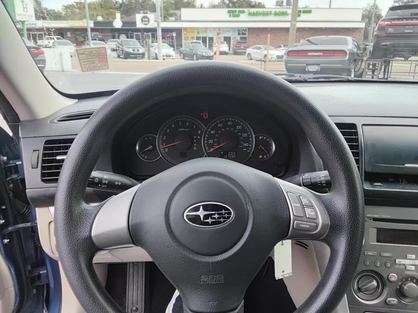 2009 BLUE /Beige Subaru Legacy 2.5i (4S3BL616397) with an 2.5L H4 SOHC 16V engine, located at 6112 N Florida Avenue, Tampa, FL, 33604, (888) 521-5131, 27.954929, -82.459534 - $499 DOWN PLUS TAX $ TAG. - Photo#9