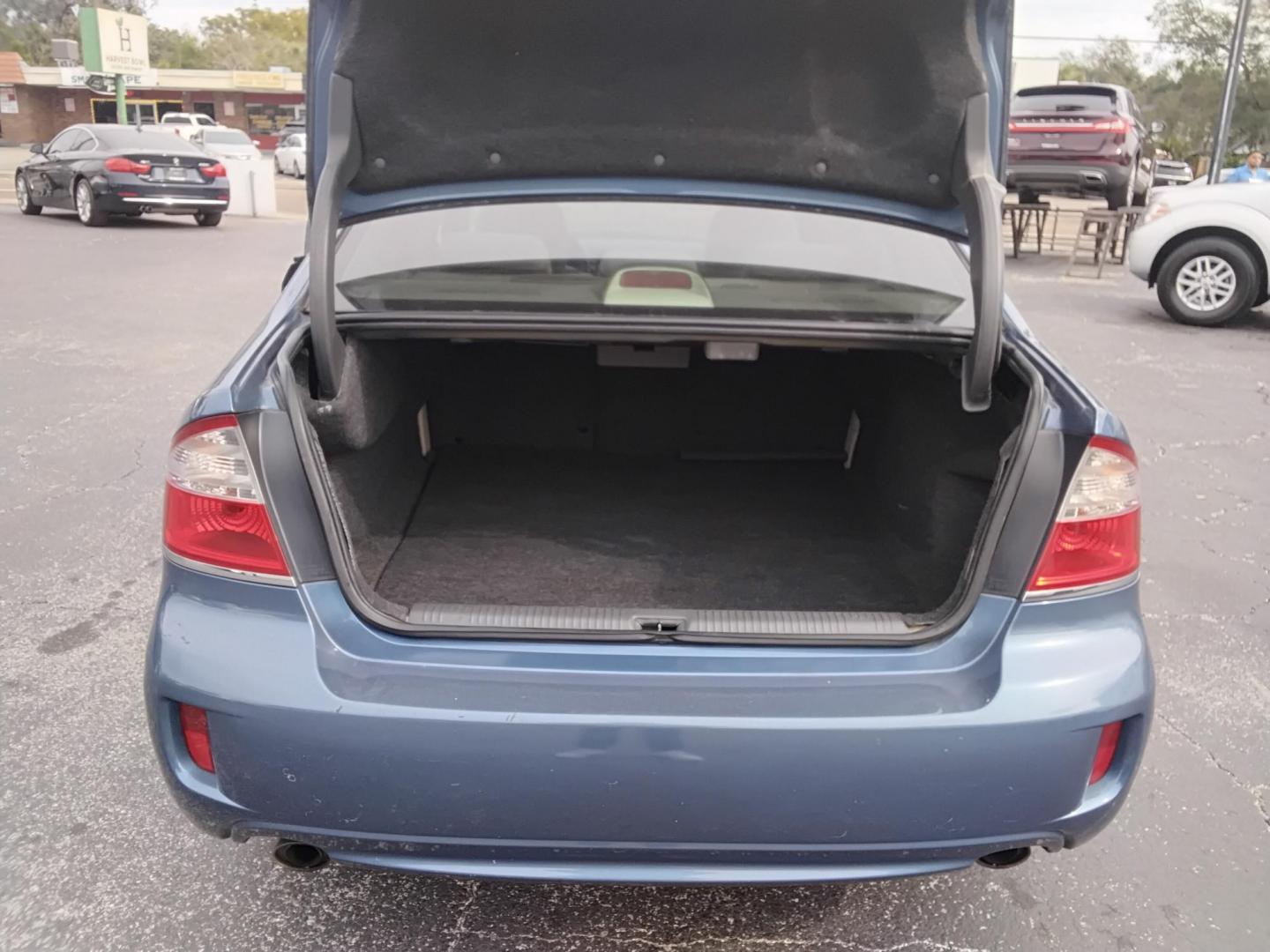 2009 BLUE /Beige Subaru Legacy 2.5i (4S3BL616397) with an 2.5L H4 SOHC 16V engine, located at 6112 N Florida Avenue, Tampa, FL, 33604, (888) 521-5131, 27.954929, -82.459534 - $499 DOWN PLUS TAX $ TAG. - Photo#8