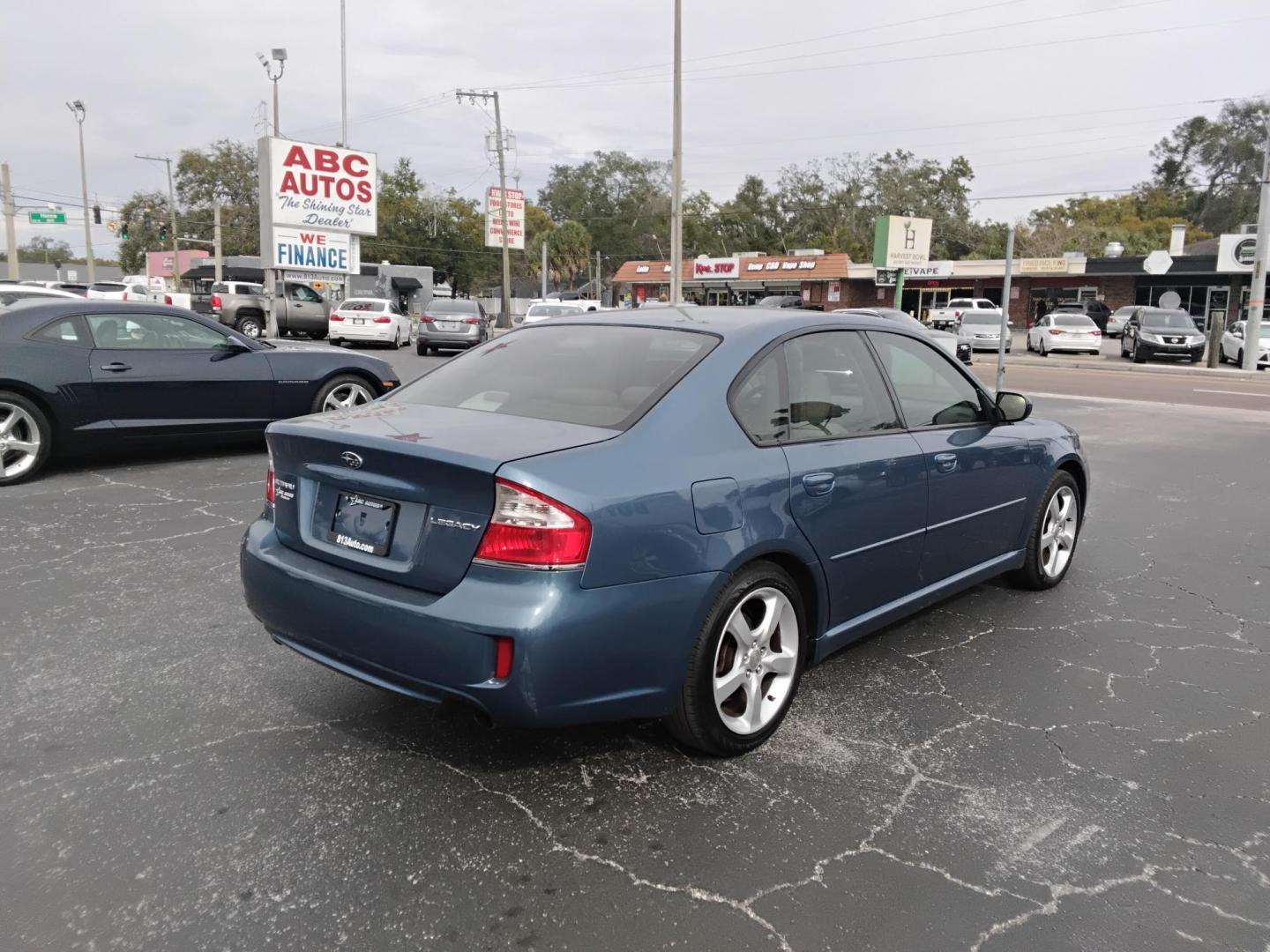 2009 BLUE /Beige Subaru Legacy 2.5i (4S3BL616397) with an 2.5L H4 SOHC 16V engine, located at 6112 N Florida Avenue, Tampa, FL, 33604, (888) 521-5131, 27.954929, -82.459534 - $499 DOWN PLUS TAX $ TAG. - Photo#5
