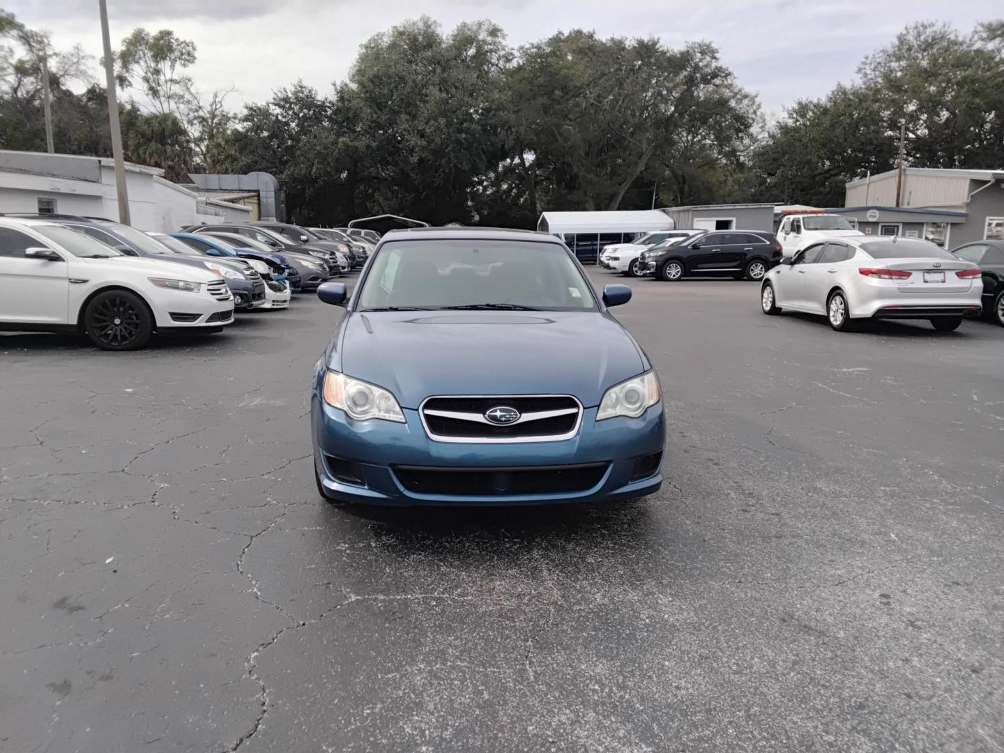 2009 BLUE /Beige Subaru Legacy 2.5i (4S3BL616397) with an 2.5L H4 SOHC 16V engine, located at 6112 N Florida Avenue, Tampa, FL, 33604, (888) 521-5131, 27.954929, -82.459534 - $499 DOWN PLUS TAX $ TAG. - Photo#1