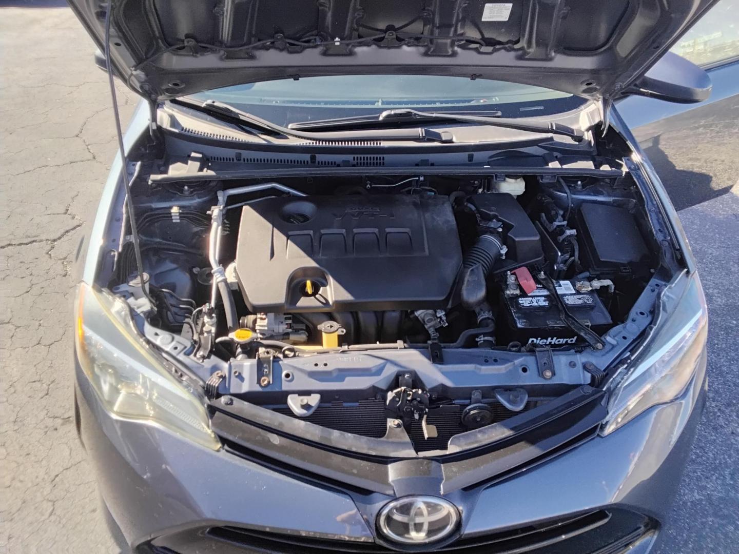 2017 GRAY /grey Toyota Corolla L CVT (2T1BURHE1HC) with an 1.8L L4 DOHC 16V engine, CVT transmission, located at 6112 N Florida Avenue, Tampa, FL, 33604, (888) 521-5131, 27.954929, -82.459534 - $499 down plus tax & tag. - Photo#12