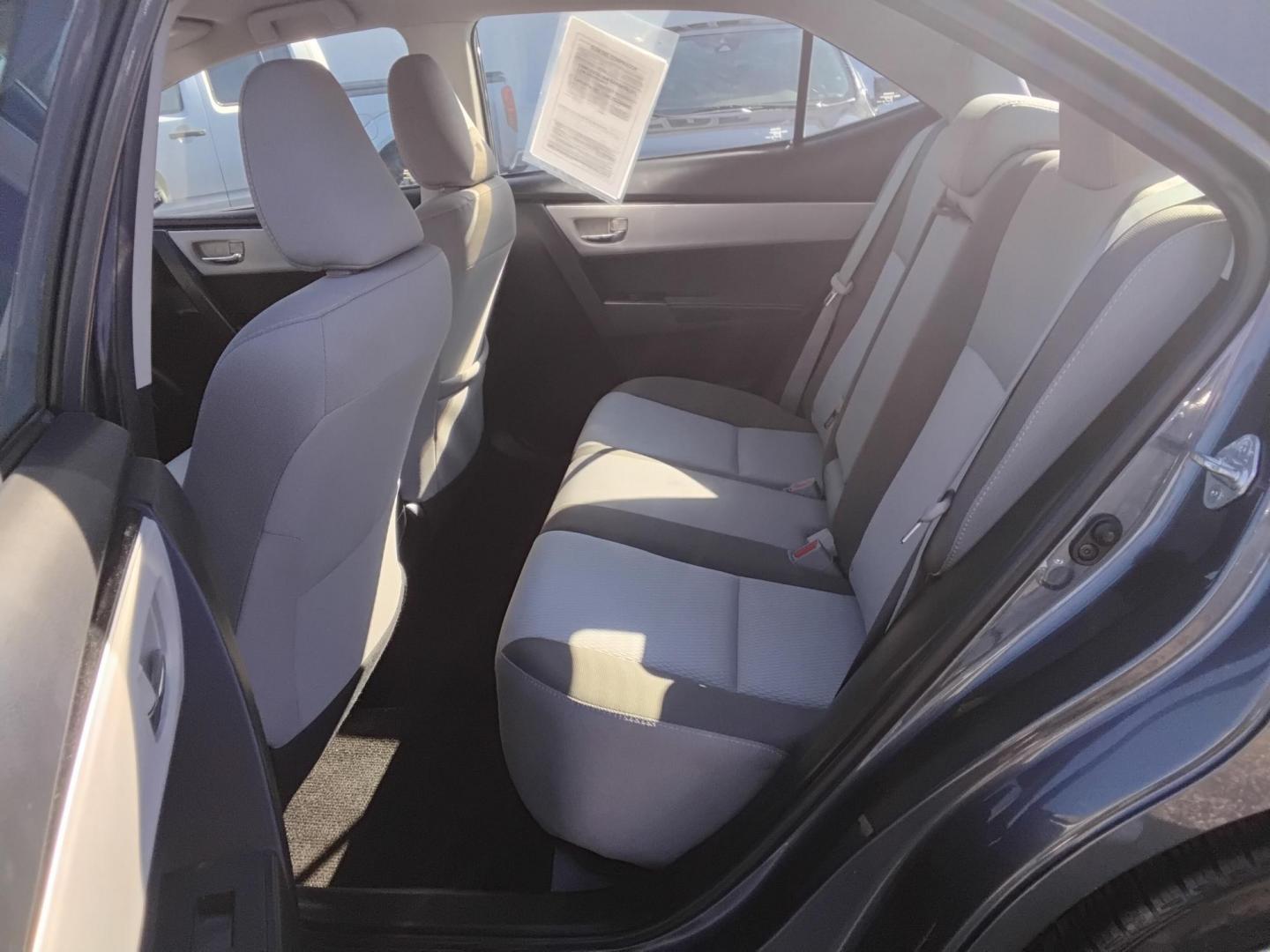 2017 GRAY /grey Toyota Corolla L CVT (2T1BURHE1HC) with an 1.8L L4 DOHC 16V engine, CVT transmission, located at 6112 N Florida Avenue, Tampa, FL, 33604, (888) 521-5131, 27.954929, -82.459534 - $499 down plus tax & tag. - Photo#9