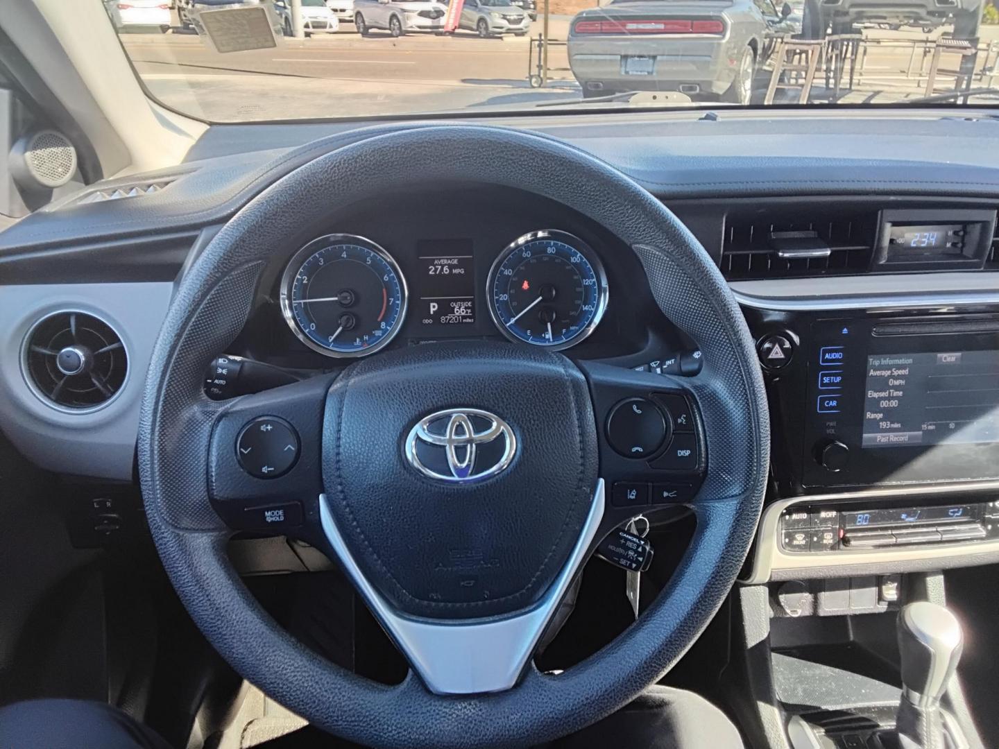 2017 GRAY /grey Toyota Corolla L CVT (2T1BURHE1HC) with an 1.8L L4 DOHC 16V engine, CVT transmission, located at 6112 N Florida Avenue, Tampa, FL, 33604, (888) 521-5131, 27.954929, -82.459534 - $499 down plus tax & tag. - Photo#11