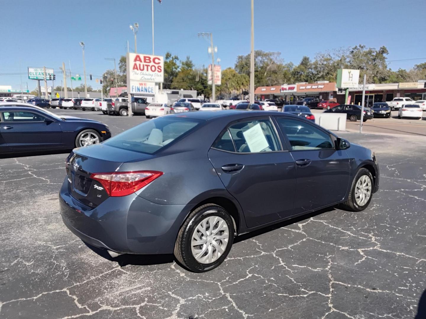 2017 GRAY /grey Toyota Corolla L CVT (2T1BURHE1HC) with an 1.8L L4 DOHC 16V engine, CVT transmission, located at 6112 N Florida Avenue, Tampa, FL, 33604, (888) 521-5131, 27.954929, -82.459534 - $499 down plus tax & tag. - Photo#5