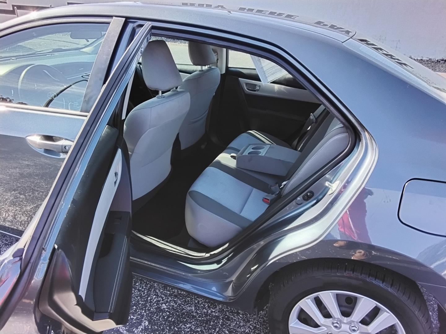 2017 GRAY /grey Toyota Corolla L CVT (2T1BURHE1HC) with an 1.8L L4 DOHC 16V engine, CVT transmission, located at 6112 N Florida Avenue, Tampa, FL, 33604, (888) 521-5131, 27.954929, -82.459534 - $499 down plus tax & tag.- Photo#10