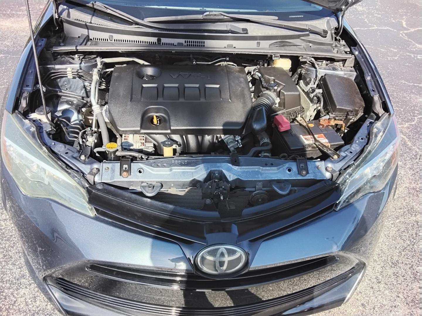 2017 GRAY /grey Toyota Corolla L CVT (2T1BURHE1HC) with an 1.8L L4 DOHC 16V engine, CVT transmission, located at 6112 N Florida Avenue, Tampa, FL, 33604, (888) 521-5131, 27.954929, -82.459534 - $499 down plus tax & tag.- Photo#13