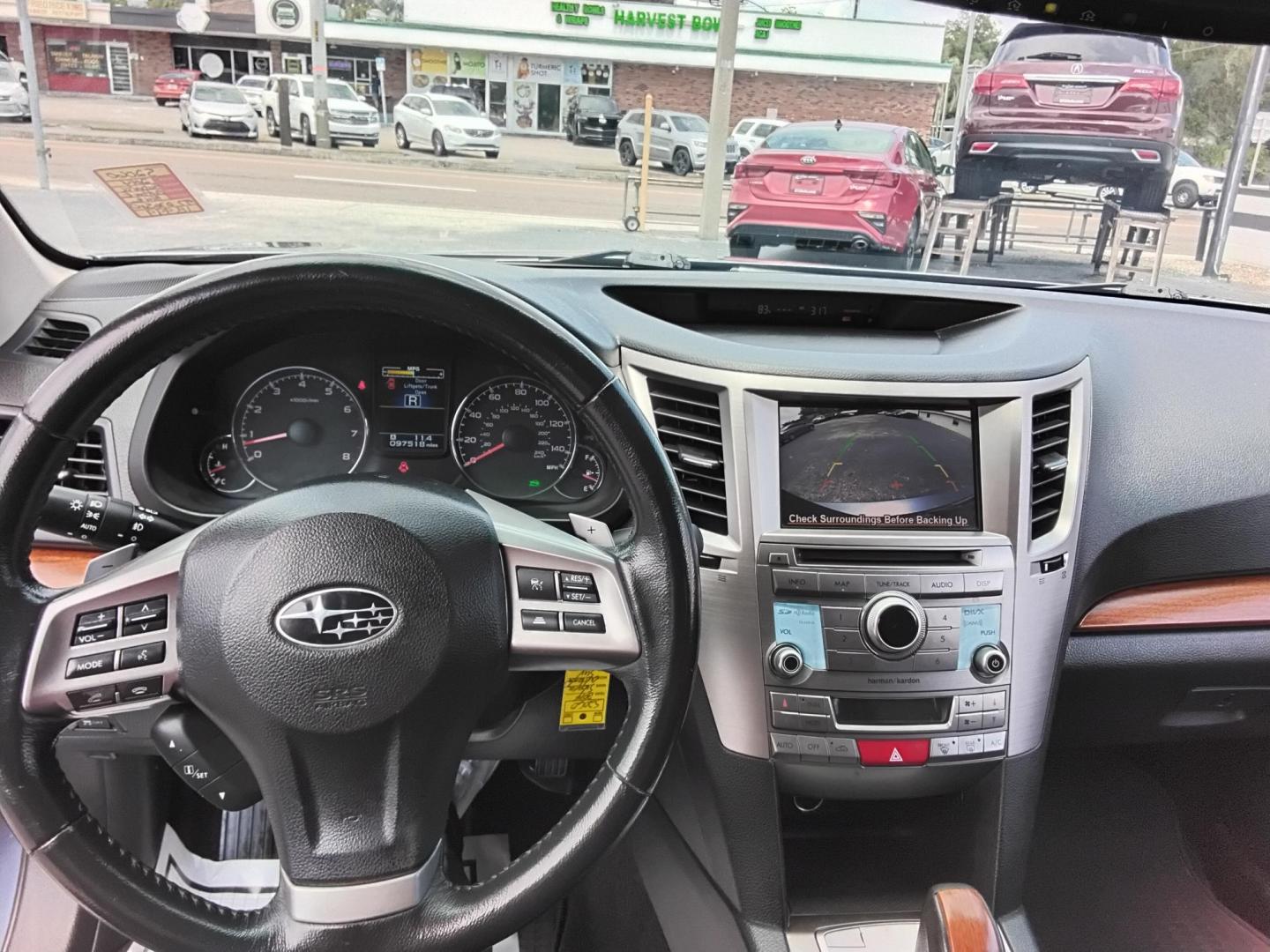 2014 BLUE /Grey Subaru Outback 2.5i Limited (4S4BRBNC9E3) with an 2.5L H4 DOHC 16V engine, located at 6112 N Florida Avenue, Tampa, FL, 33604, (888) 521-5131, 27.954929, -82.459534 - $499 down plus tax & tag. - Photo#7