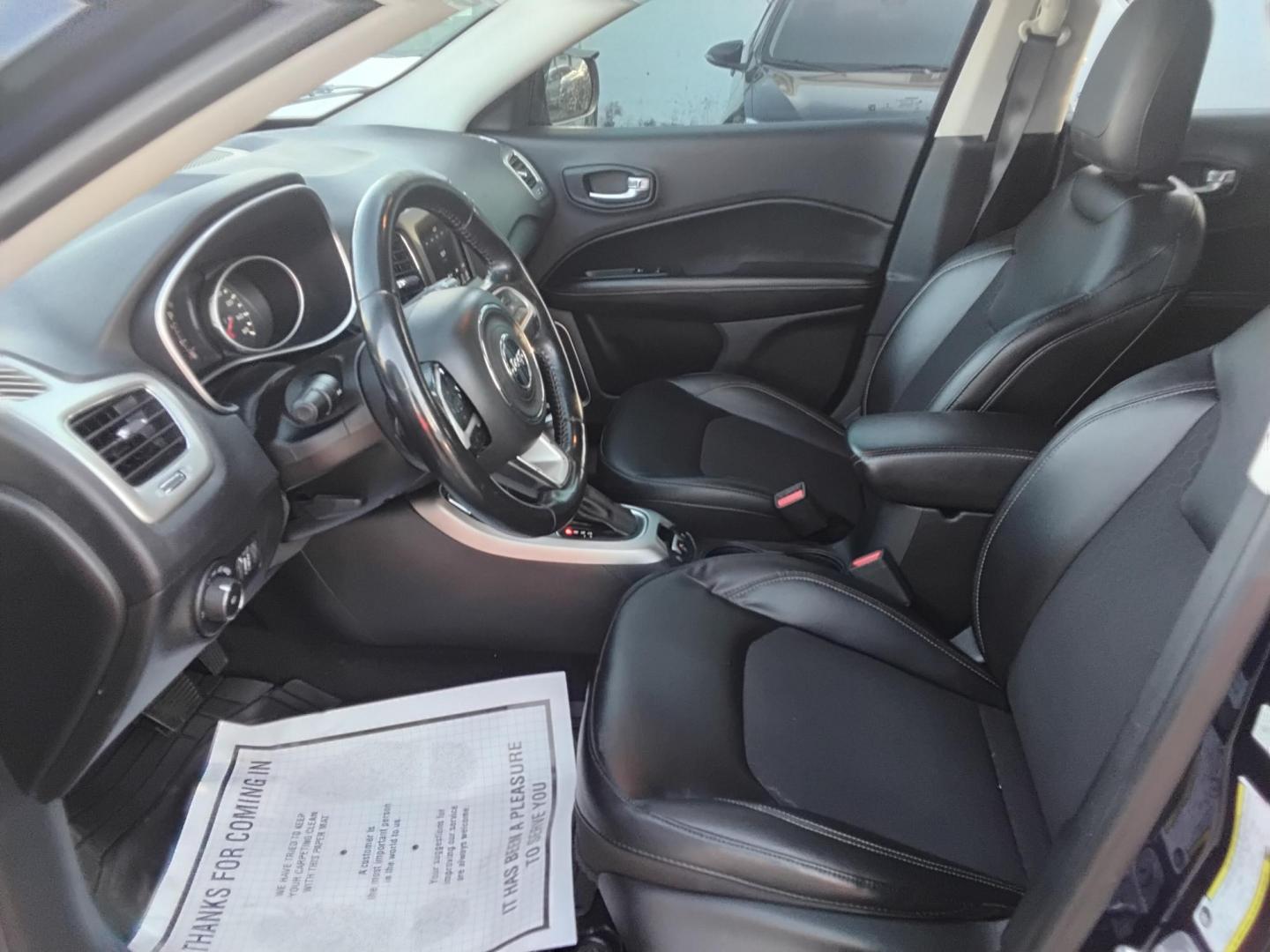 2017 BLACK /Black Jeep Compass Sport FWD (3C4NJCBB8HT) with an 2.4L L4 DOHC 16V engine, located at 6112 N Florida Avenue, Tampa, FL, 33604, (888) 521-5131, 27.954929, -82.459534 - $499 down plus tax & tag. - Photo#8