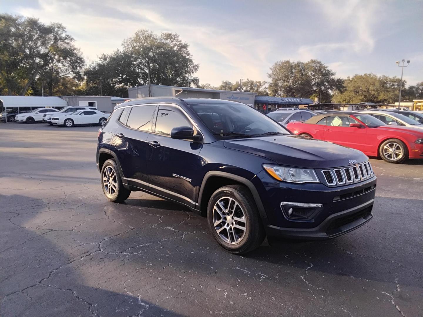 2017 BLACK /Black Jeep Compass Sport FWD (3C4NJCBB8HT) with an 2.4L L4 DOHC 16V engine, located at 6112 N Florida Avenue, Tampa, FL, 33604, (888) 521-5131, 27.954929, -82.459534 - $499 down plus tax & tag. - Photo#2