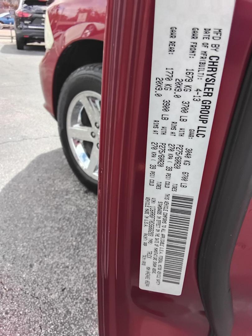 2013 RED /Grey RAM 1500 Tradesman Quad Cab 2WD (1C6RR6FT0DS) with an 5.7L V8 OHV 16V engine, 6-Speed Automatic transmission, located at 6112 N Florida Avenue, Tampa, FL, 33604, (888) 521-5131, 27.954929, -82.459534 - $499 DOWN PLUS TAX & TAG. - Photo#22