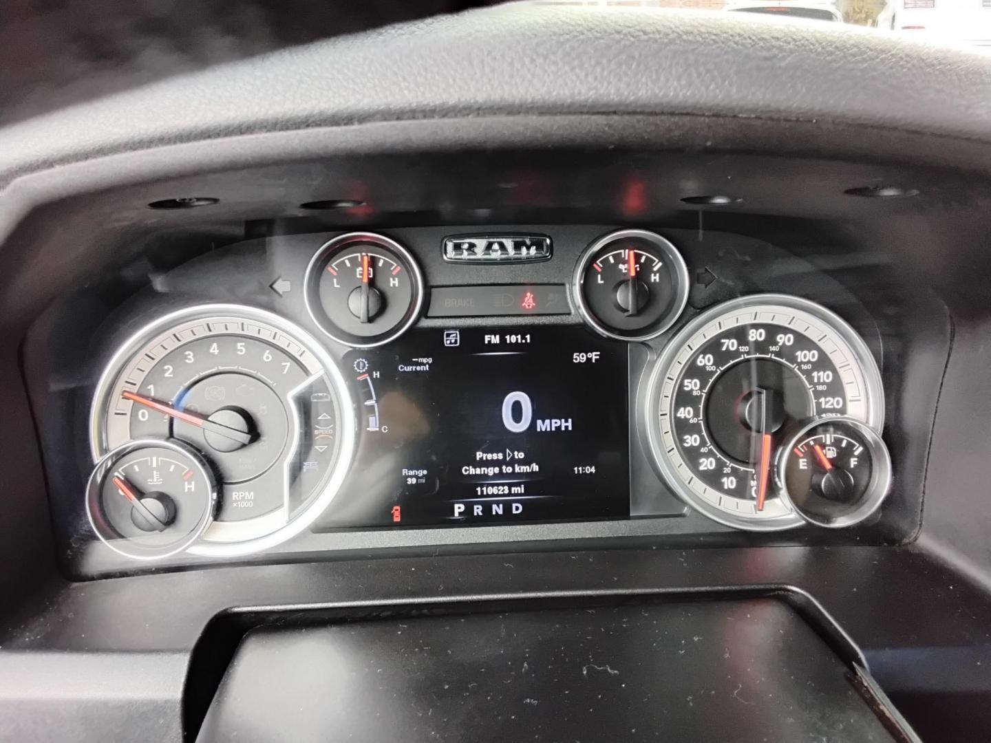 2013 RED /Grey RAM 1500 Tradesman Quad Cab 2WD (1C6RR6FT0DS) with an 5.7L V8 OHV 16V engine, 6-Speed Automatic transmission, located at 6112 N Florida Avenue, Tampa, FL, 33604, (888) 521-5131, 27.954929, -82.459534 - $499 DOWN PLUS TAX & TAG. - Photo#17