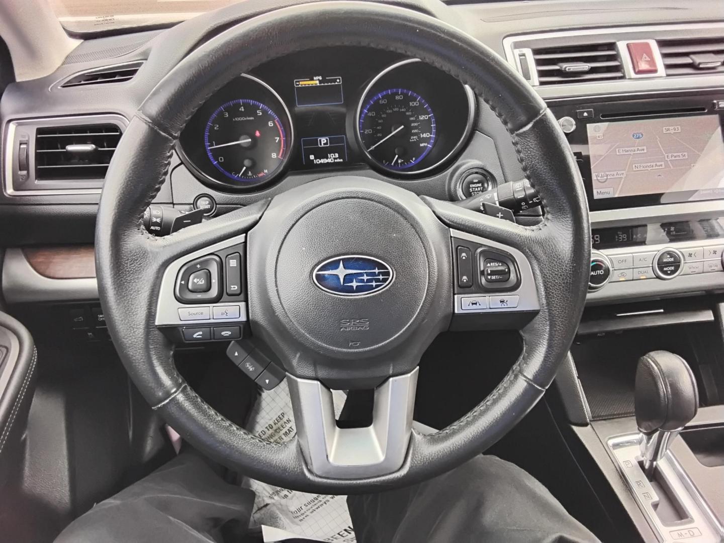 2017 White /Black Subaru Outback 2.5i Limited (4S4BSANC1H3) with an 2.5L H4 DOHC 16V engine, CVT transmission, located at 6112 N Florida Avenue, Tampa, FL, 33604, (888) 521-5131, 27.954929, -82.459534 - $499 DOWN PLUS TAX & TAG. - Photo#14