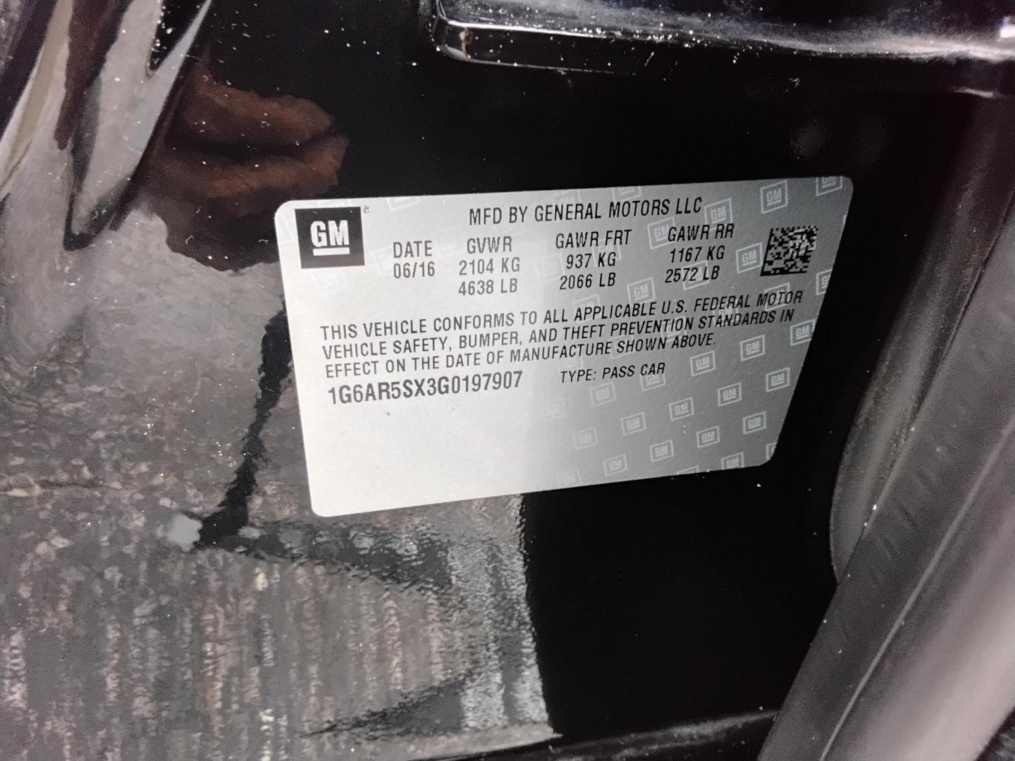 2016 BLACK /Grey Cadillac CTS 2.0L Turbo Luxury RWD (1G6AR5SX3G0) with an 2.0L L4 DOHC 24V TURBO engine, 6A transmission, located at 6112 N Florida Avenue, Tampa, FL, 33604, (888) 521-5131, 27.954929, -82.459534 - $499 down plus tax & tag. - Photo#23