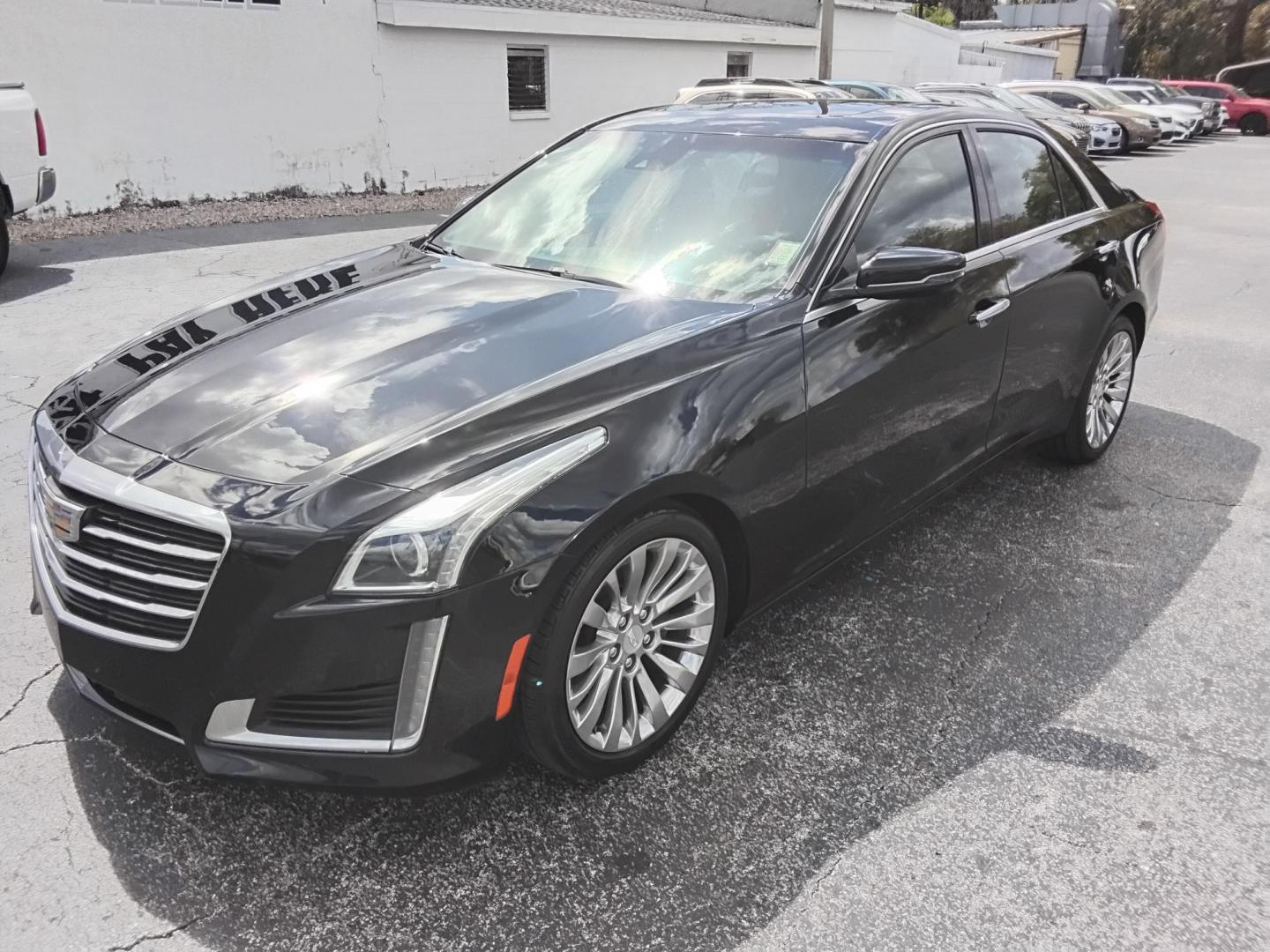 2016 BLACK /Grey Cadillac CTS 2.0L Turbo Luxury RWD (1G6AR5SX3G0) with an 2.0L L4 DOHC 24V TURBO engine, 6A transmission, located at 6112 N Florida Avenue, Tampa, FL, 33604, (888) 521-5131, 27.954929, -82.459534 - $499 down plus tax & tag. - Photo#4