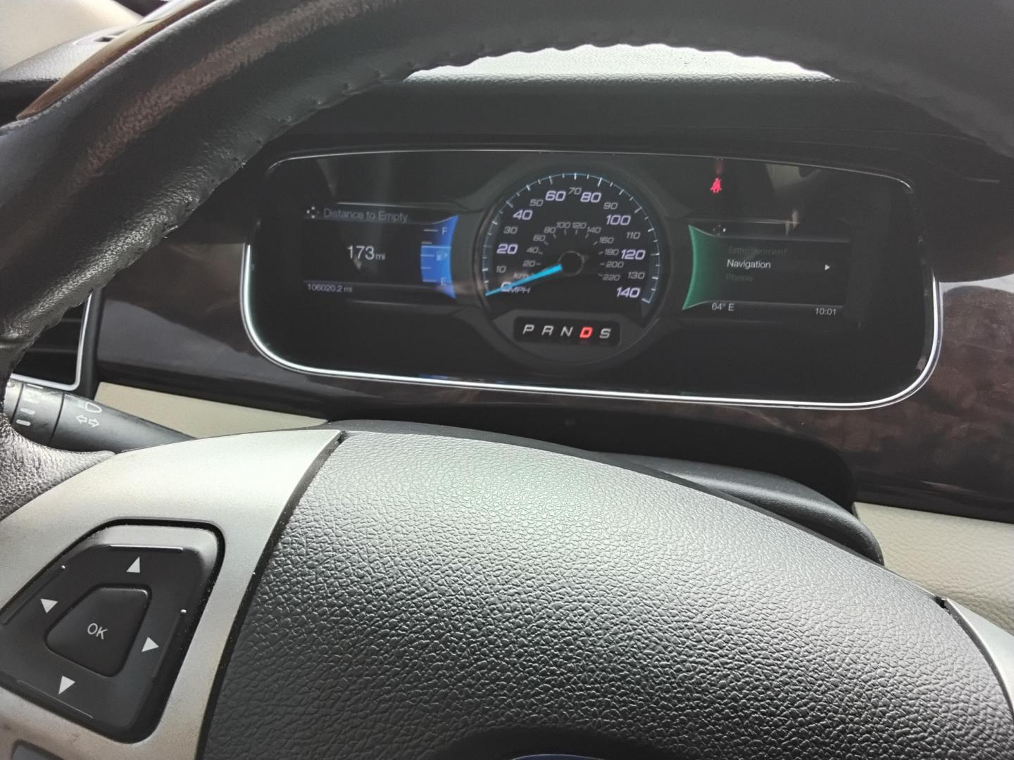 2015 BLACK /Beige Ford Taurus Limited FWD (1FAHP2F80FG) with an 3.5L V6 DOHC 24V engine, 6-Speed Automatic transmission, located at 6112 N Florida Avenue, Tampa, FL, 33604, (888) 521-5131, 27.954929, -82.459534 - $499 DOWN PLUS TAX & TAG. - Photo#10