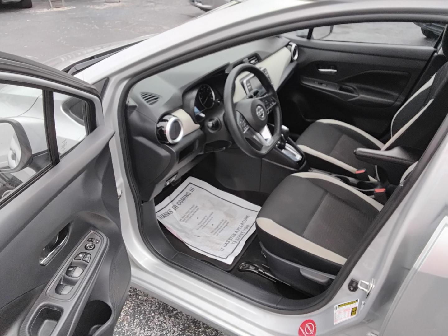 2020 SILVER /Grey Nissan Versa SV (3N1CN8EV6LL) with an 1.6L L4 DOHC 16V engine, CVT transmission, located at 6112 N Florida Avenue, Tampa, FL, 33604, (888) 521-5131, 27.954929, -82.459534 - $499 DOWN PLUS TAX & TAG. - Photo#8