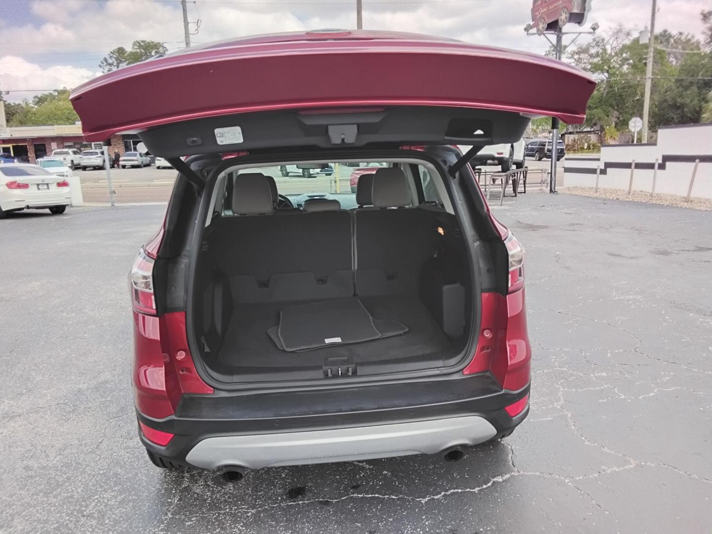 2018 RED /Beige Ford Escape Titanium FWD (1FMCU0J93JU) with an 2.0L L4 DOHC 16V engine, 6A transmission, located at 6112 N Florida Avenue, Tampa, FL, 33604, (888) 521-5131, 27.954929, -82.459534 - $499 DOWN PLUS TAX & TAG. - Photo#14