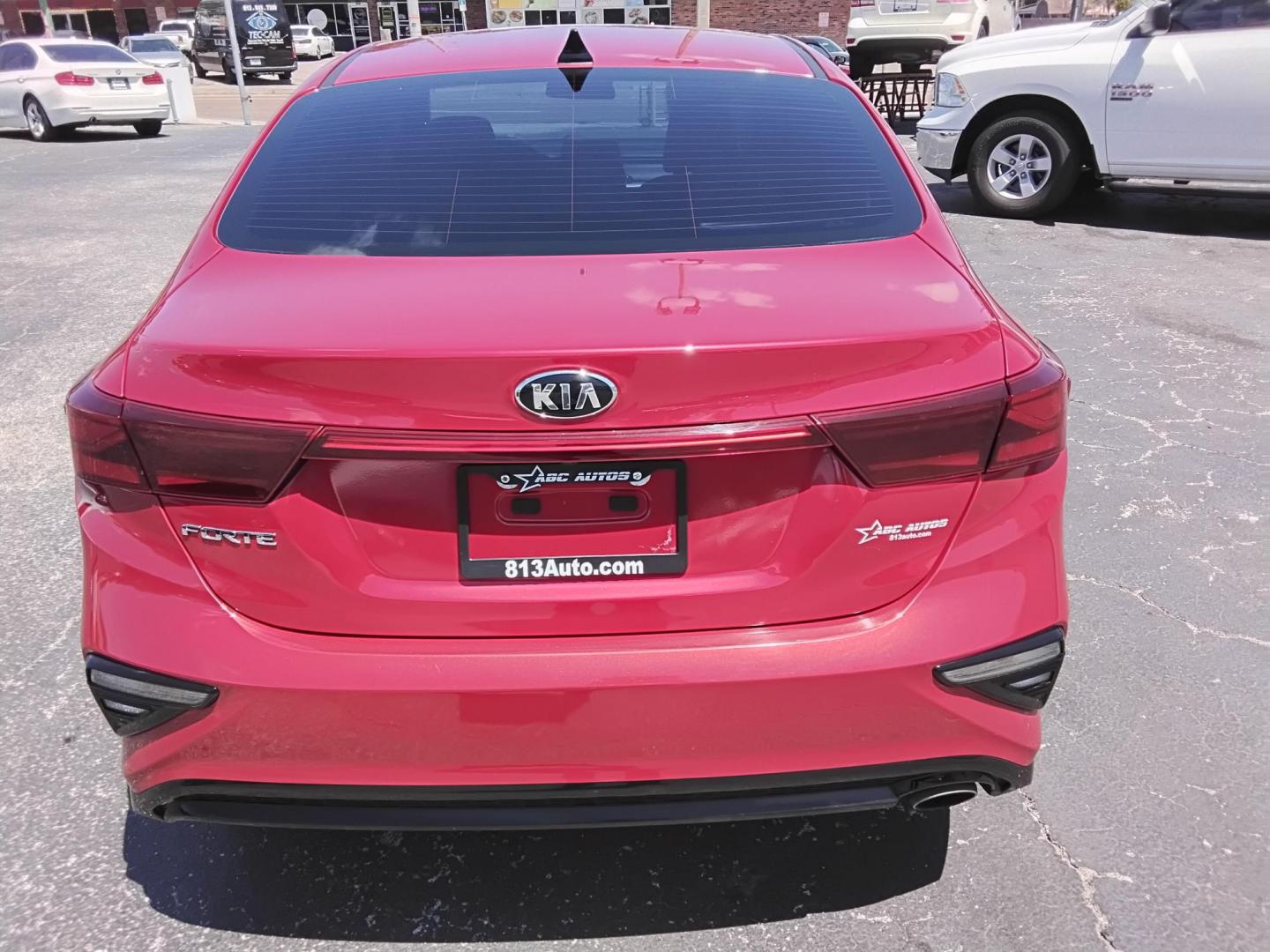 2021 RED /Grey Kia Forte FE (3KPF24ADXME) with an 2.0L L4 DOHC 16V engine, CVT transmission, located at 6112 N Florida Avenue, Tampa, FL, 33604, (888) 521-5131, 27.954929, -82.459534 - $499 down plus tax & tag. - Photo#6