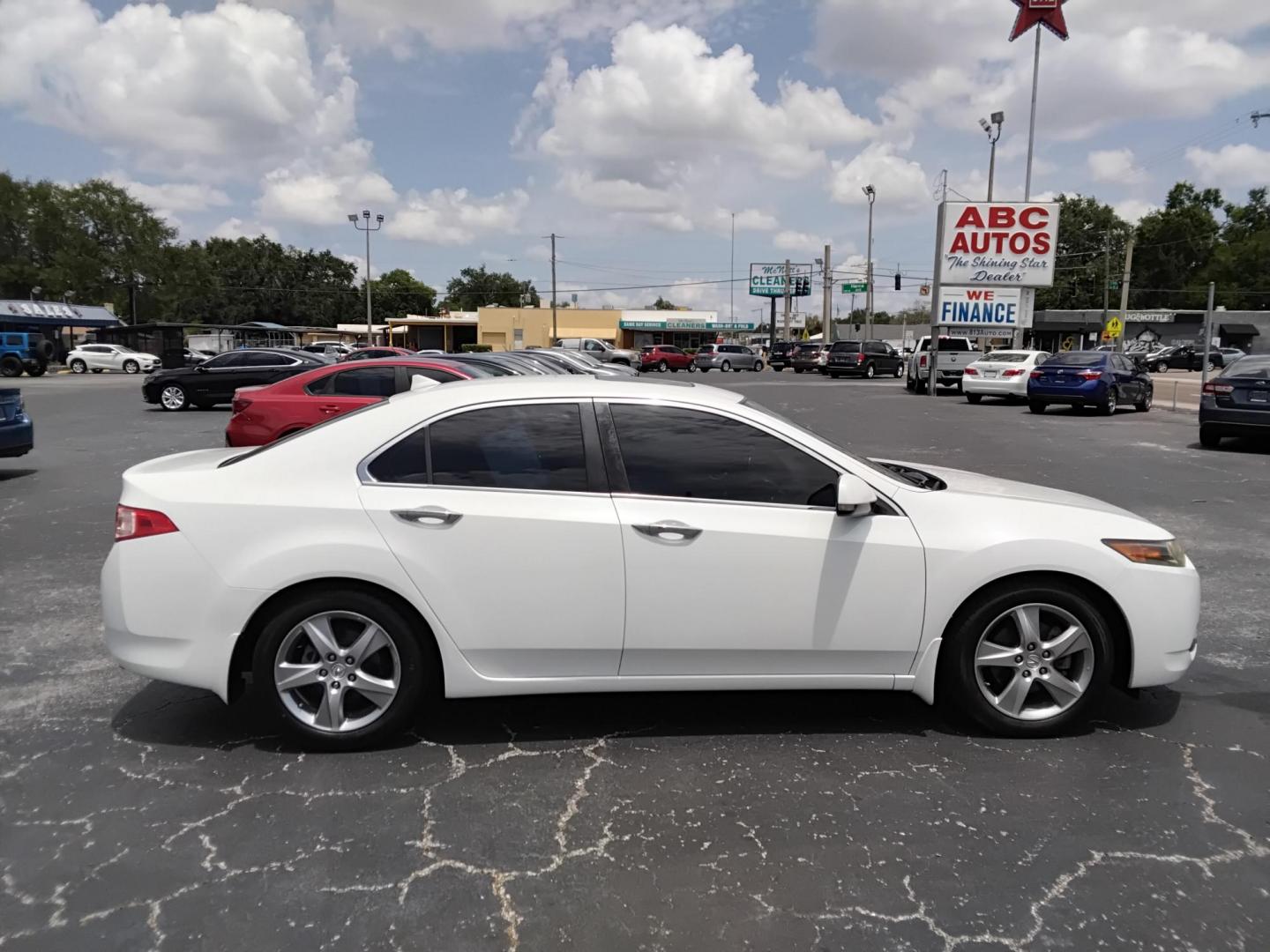 2012 White /Beige Acura TSX 5-Speed AT (JH4CU2F43CC) with an 2.4L L4 DOHC 16V engine, 5-Speed Automatic transmission, located at 6112 N Florida Avenue, Tampa, FL, 33604, (888) 521-5131, 27.954929, -82.459534 - $499 down plus tax & tag. - Photo#1