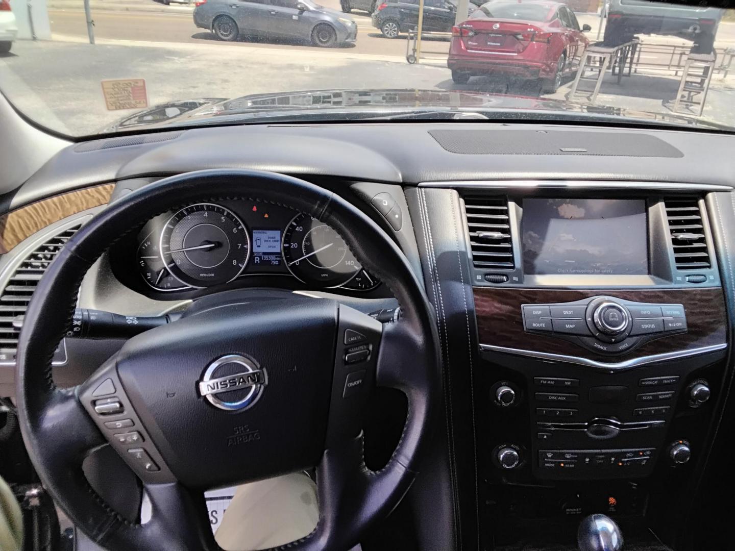 2017 BLACK /BLACK Nissan Armada SL 2WD (JN8AY2ND6H9) with an 5.6L V8 DOHC 32V engine, 7A transmission, located at 6112 N Florida Avenue, Tampa, FL, 33604, (888) 521-5131, 27.954929, -82.459534 - $499 down plus tax & tag. - Photo#5