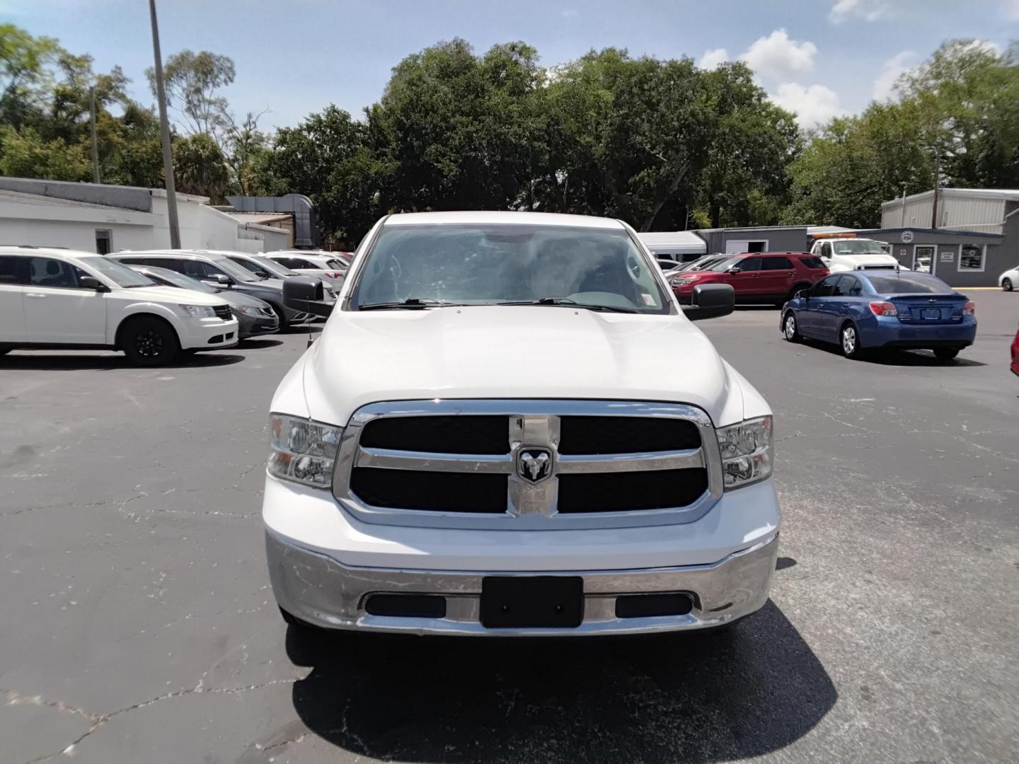 2019 White /Grey RAM 1500 Tradesman Regular Cab LWB 2WD (3C6JR6DG0KG) with an 3.6L V6 DOHC 24V FFV engine, 8A transmission, located at 6112 N Florida Avenue, Tampa, FL, 33604, (888) 521-5131, 27.954929, -82.459534 - $499 DOWN PLUS TAX & TAG. - Photo#1