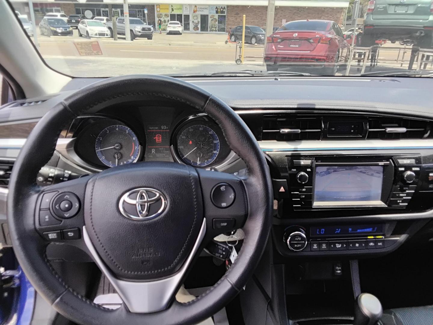 2015 BLUE /Black Toyota Corolla L 4-Speed AT (2T1BURHE0FC) with an 1.8L L4 DOHC 16V engine, 4-Speed Automatic transmission, located at 6112 N Florida Avenue, Tampa, FL, 33604, (888) 521-5131, 27.954929, -82.459534 - $499 DOWN PLUS TAX & TAG. - Photo#7