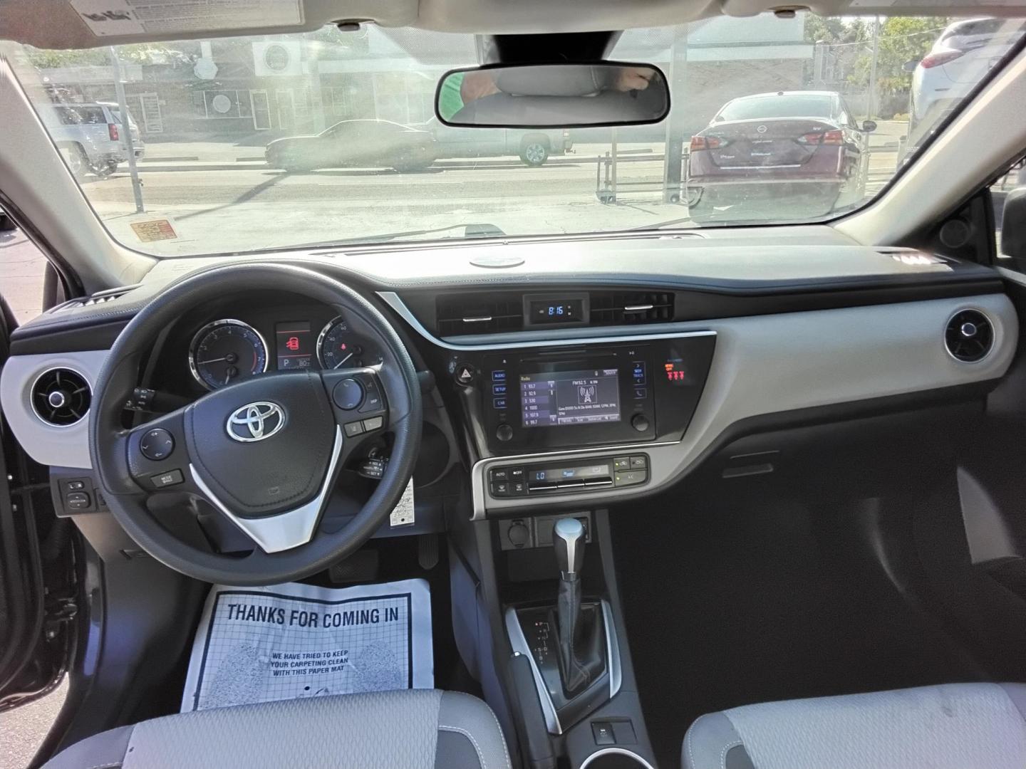 2019 BLACK /White Toyota Corolla SE CVT (2T1BURHE4KC) with an 1.8L L4 DOHC 16V engine, CVT transmission, located at 6112 N Florida Avenue, Tampa, FL, 33604, (888) 521-5131, 27.954929, -82.459534 - $499 DOWN PLUS TAX & TAG- Photo#10