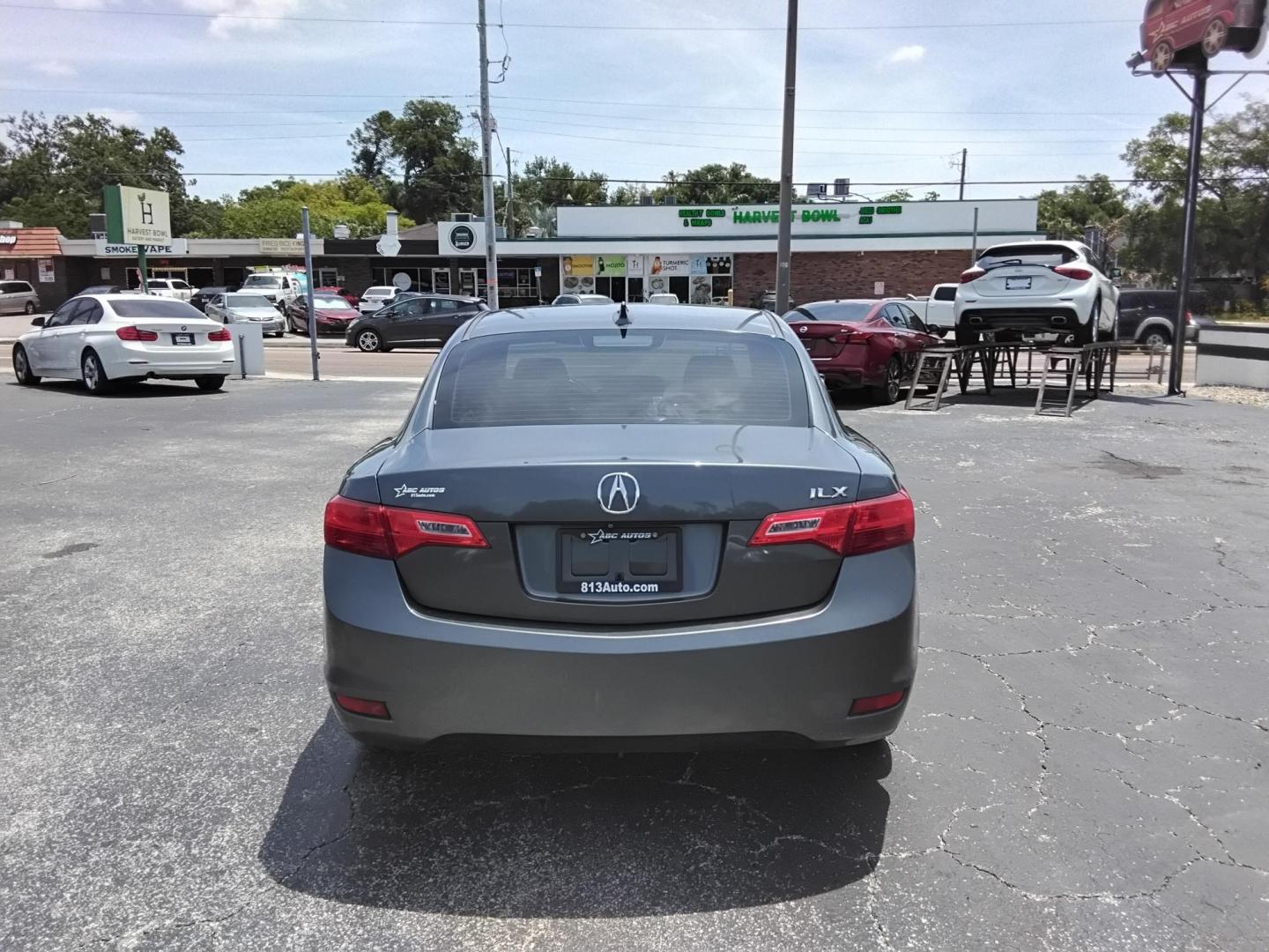 2014 GRAY /Beige Acura ILX 5-Spd AT w/ Premium Package (19VDE1F56EE) with an 2.0L L4 16V DOHC engine, 5-Speed Automatic transmission, located at 6112 N Florida Avenue, Tampa, FL, 33604, (888) 521-5131, 27.954929, -82.459534 - $499 DOWN PLUS TAX & TAG.- Photo#3