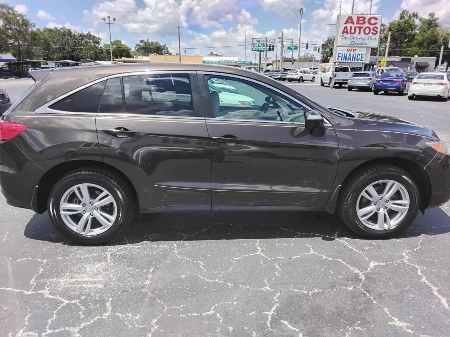 2014 BROWN /Beige Acura RDX 6-Spd AT w/ Technology Package (5J8TB3H59EL) with an 2.3L L4 DOHC 16V engine, 6-Speed Automatic transmission, located at 6112 N Florida Avenue, Tampa, FL, 33604, (888) 521-5131, 27.954929, -82.459534 - $499 DOWN PLUS TAX & TAG.- Photo#7
