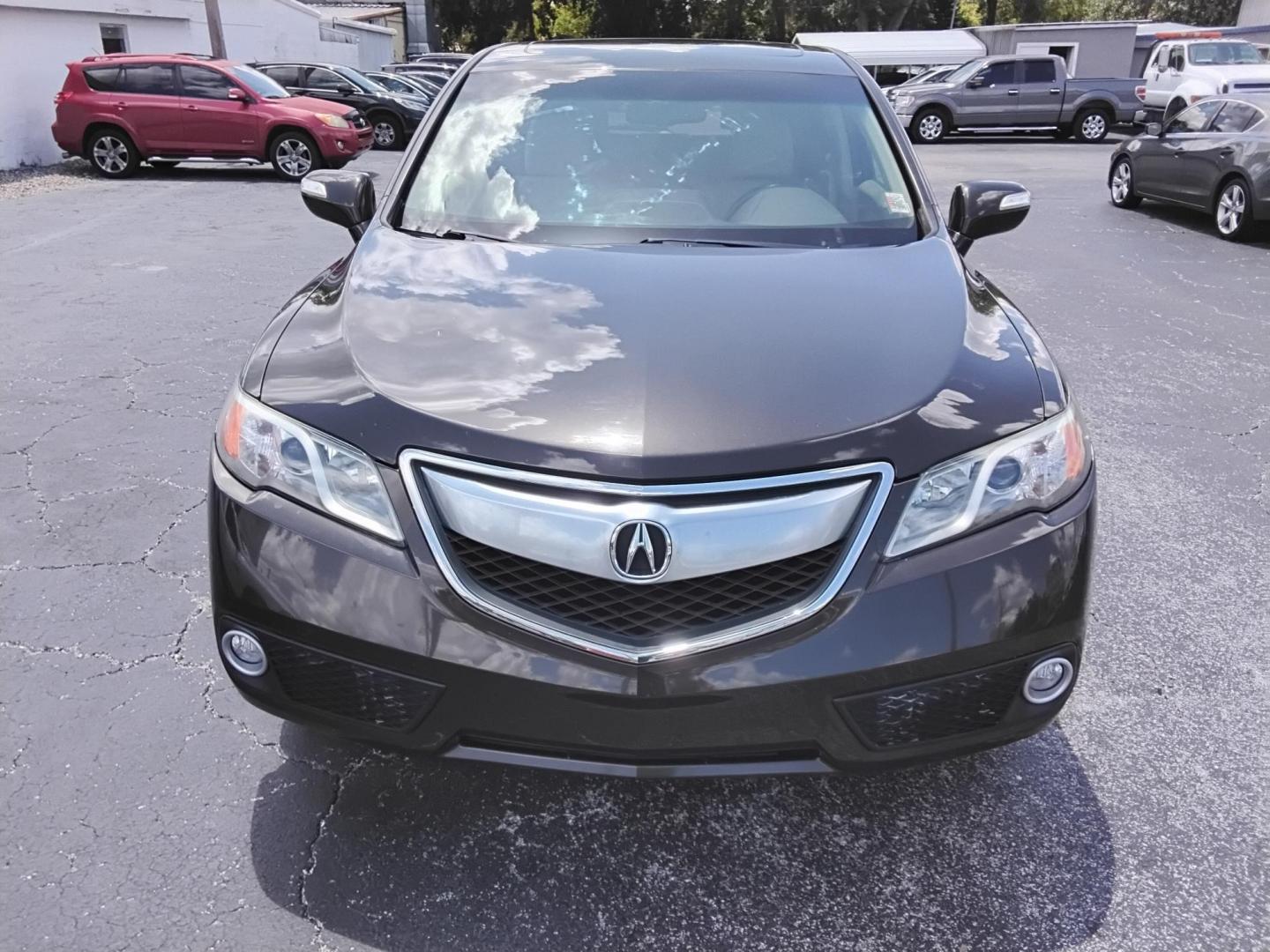 2014 BROWN /Beige Acura RDX 6-Spd AT w/ Technology Package (5J8TB3H59EL) with an 2.3L L4 DOHC 16V engine, 6-Speed Automatic transmission, located at 6112 N Florida Avenue, Tampa, FL, 33604, (888) 521-5131, 27.954929, -82.459534 - $499 DOWN PLUS TAX & TAG.- Photo#2