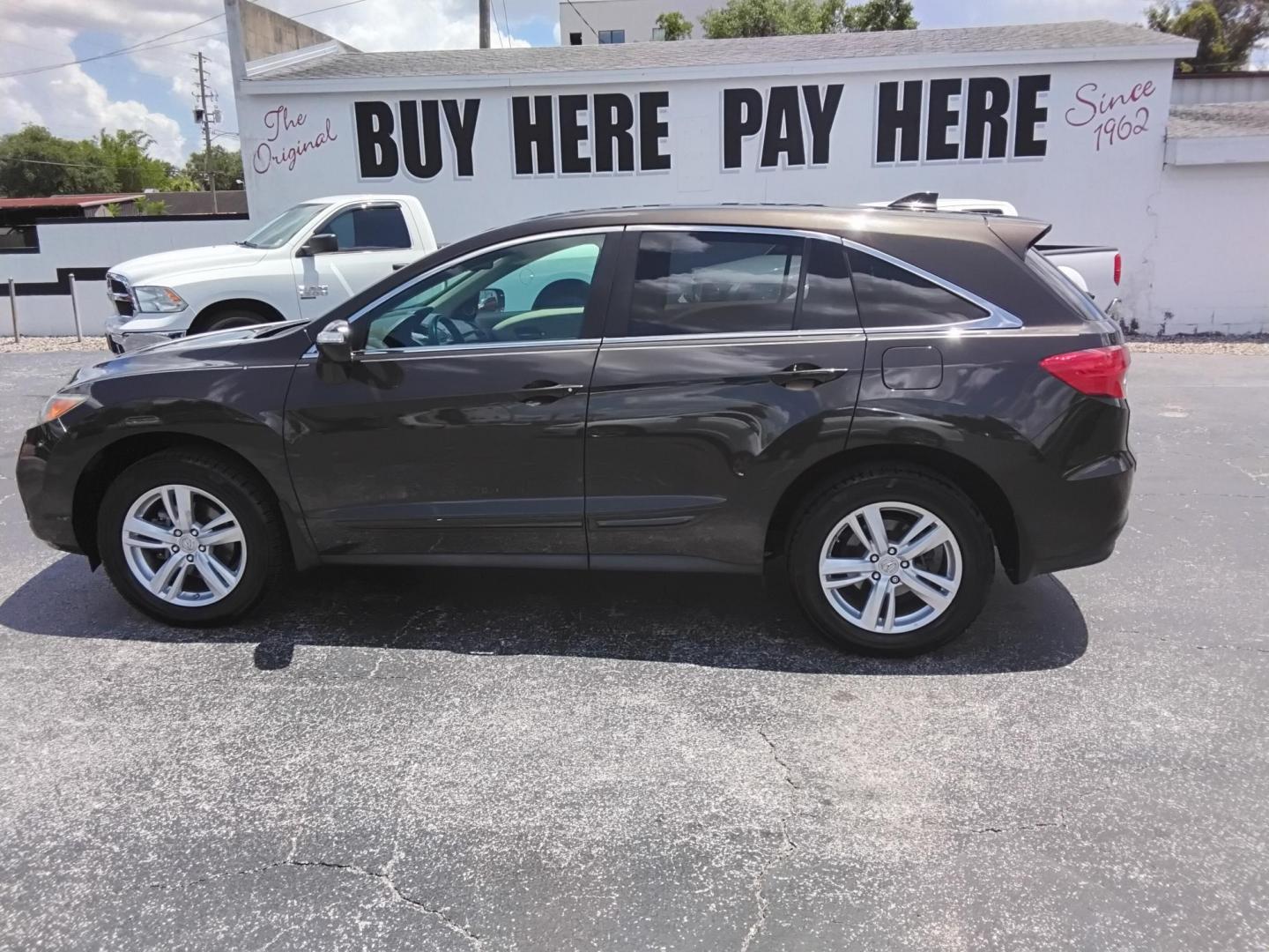 2014 BROWN /Beige Acura RDX 6-Spd AT w/ Technology Package (5J8TB3H59EL) with an 2.3L L4 DOHC 16V engine, 6-Speed Automatic transmission, located at 6112 N Florida Avenue, Tampa, FL, 33604, (888) 521-5131, 27.954929, -82.459534 - $499 DOWN PLUS TAX & TAG.- Photo#0