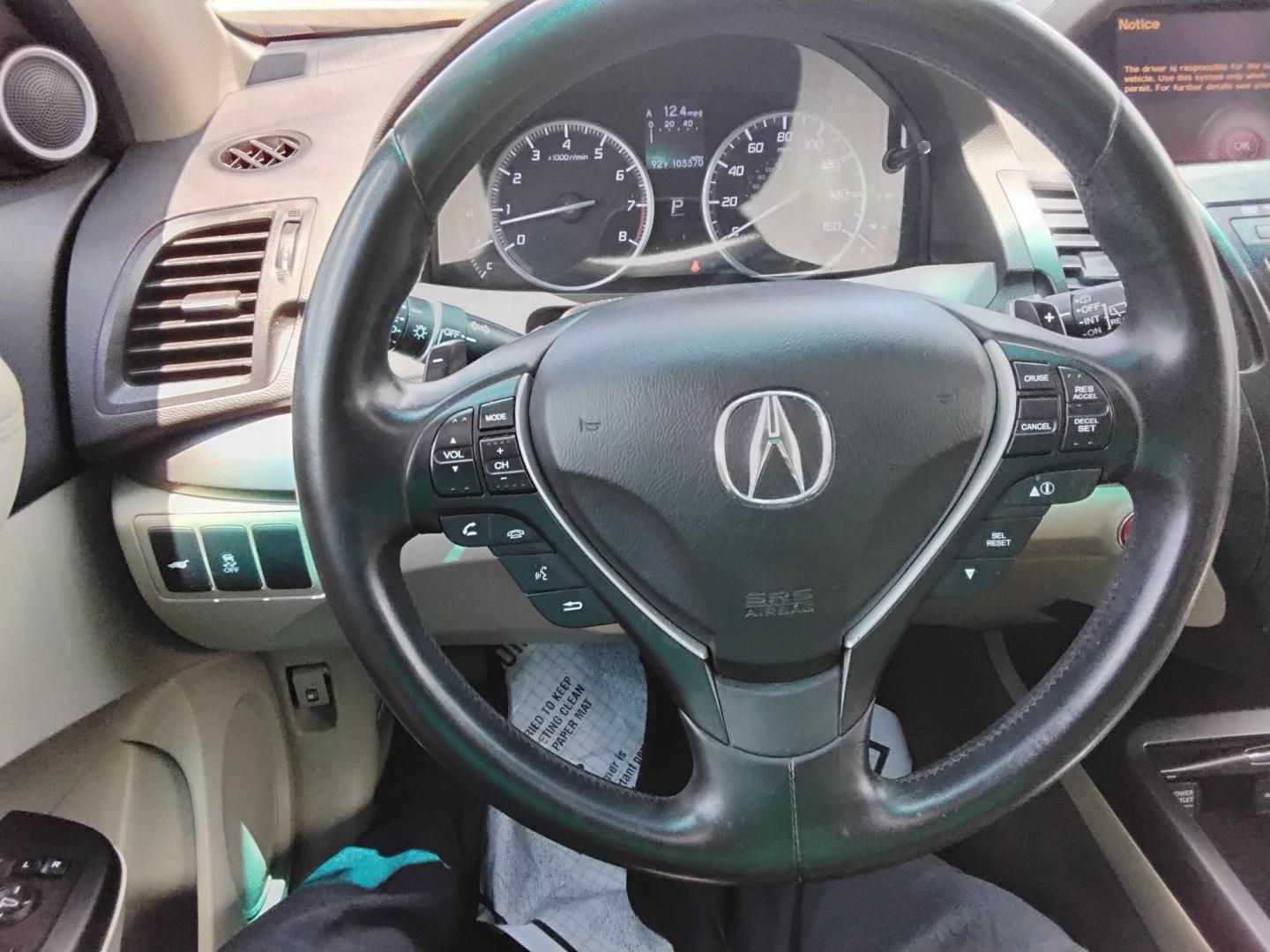 2014 BROWN /Beige Acura RDX 6-Spd AT w/ Technology Package (5J8TB3H59EL) with an 2.3L L4 DOHC 16V engine, 6-Speed Automatic transmission, located at 6112 N Florida Avenue, Tampa, FL, 33604, (888) 521-5131, 27.954929, -82.459534 - $499 DOWN PLUS TAX & TAG.- Photo#13