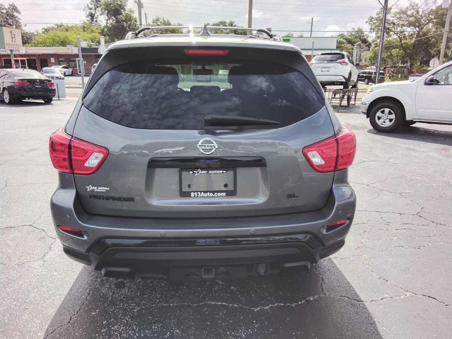 2019 GRAY /Grey Nissan Pathfinder Platinum 2WD (5N1DR2MN6KC) with an 3.5L V6 DOHC 24V engine, CVT transmission, located at 6112 N Florida Avenue, Tampa, FL, 33604, (888) 521-5131, 27.954929, -82.459534 - $499 DOWN PLUS TAX & TAG.- Photo#12