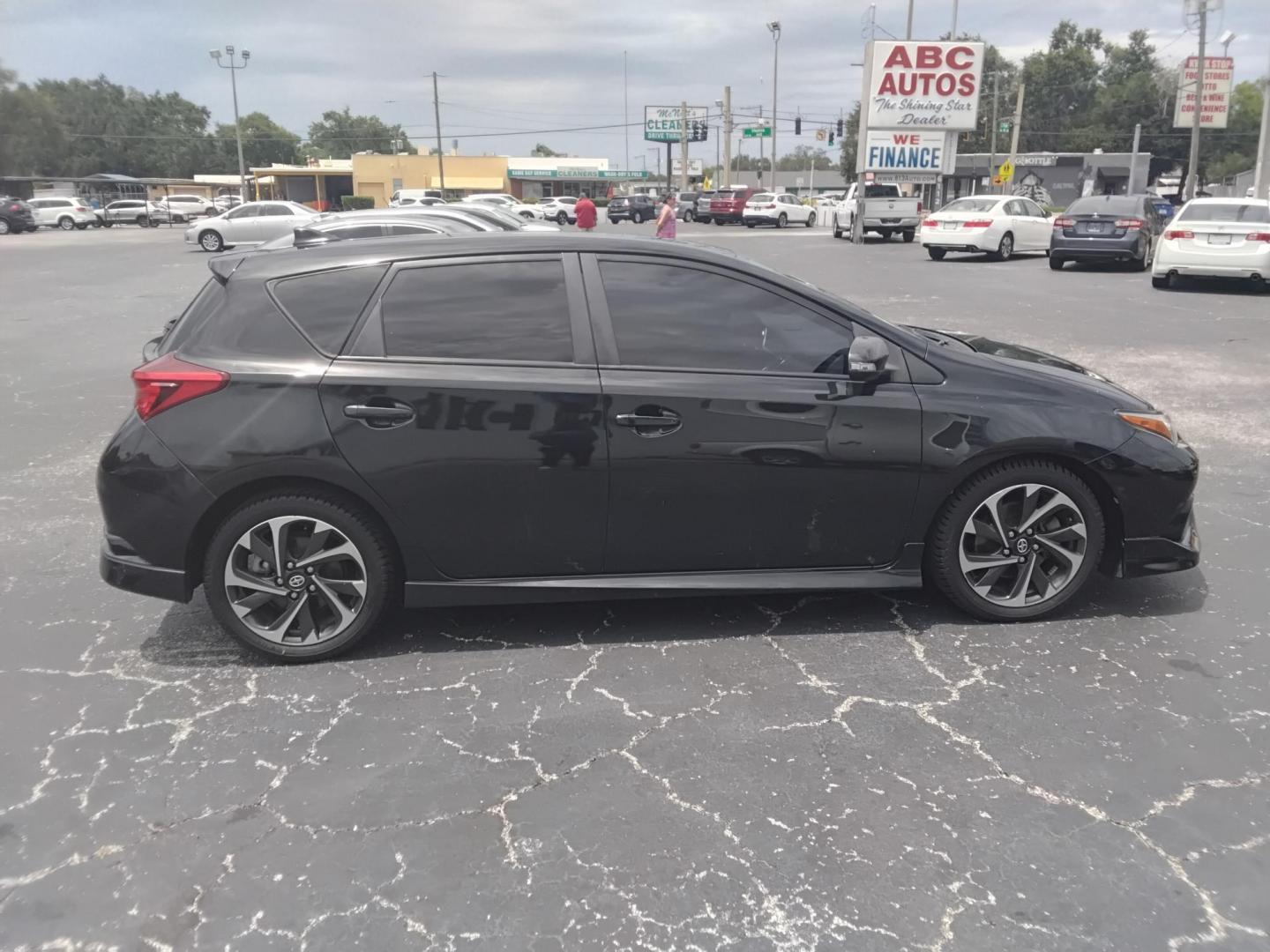 2016 BLACK /Grey Scion iM 6M (JTNKARJE9GJ) with an 1.8L L4 DOHC 16V engine, 6M transmission, located at 6112 N Florida Avenue, Tampa, FL, 33604, (888) 521-5131, 27.954929, -82.459534 - $499 down plus tax & tag. - Photo#2
