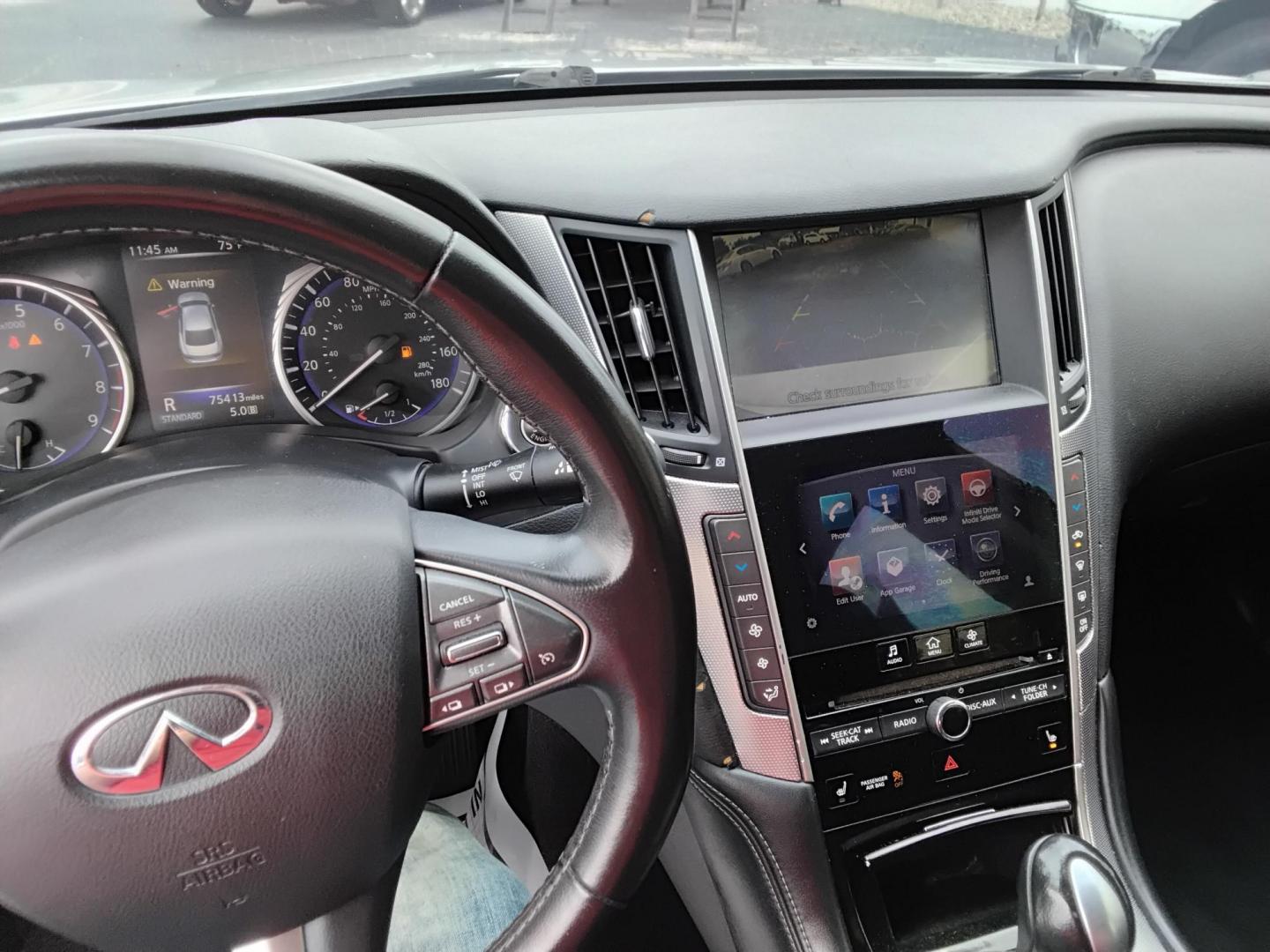 2014 SILVER /BLACK Infiniti Q50 Premium (JN1BV7AP5EM) with an 3.7L V6 DOHC 24V HYBRID engine, 7-Speed Automatic transmission, located at 6112 N Florida Avenue, Tampa, FL, 33604, (888) 521-5131, 27.954929, -82.459534 - $499 down plus tax & tag. - Photo#5