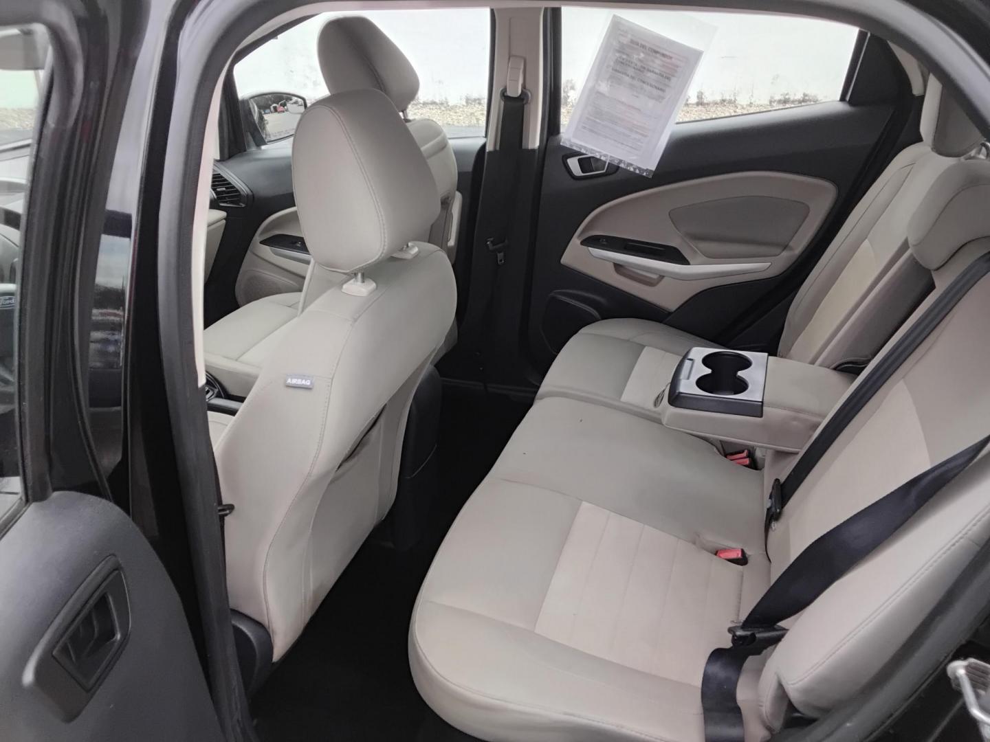 2019 BLACK /Beige Ford EcoSport S (MAJ3S2FE5KC) with an 1.0L L3 engine, 6A transmission, located at 6112 N Florida Avenue, Tampa, FL, 33604, (888) 521-5131, 27.954929, -82.459534 - $499 down plus tax & tag. - Photo#6