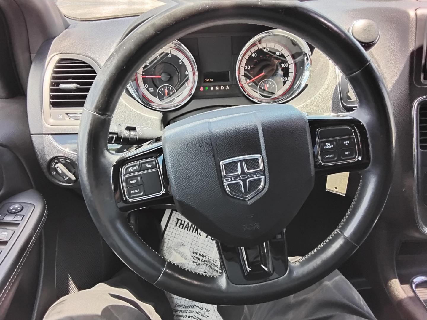2016 BLACK /Grey Dodge Grand Caravan SXT (2C4RDGCG7GR) with an 3.6L V6 DOHC 24V engine, 6A transmission, located at 6112 N Florida Avenue, Tampa, FL, 33604, (888) 521-5131, 27.954929, -82.459534 - $499 down plus tax & tag.- Photo#11