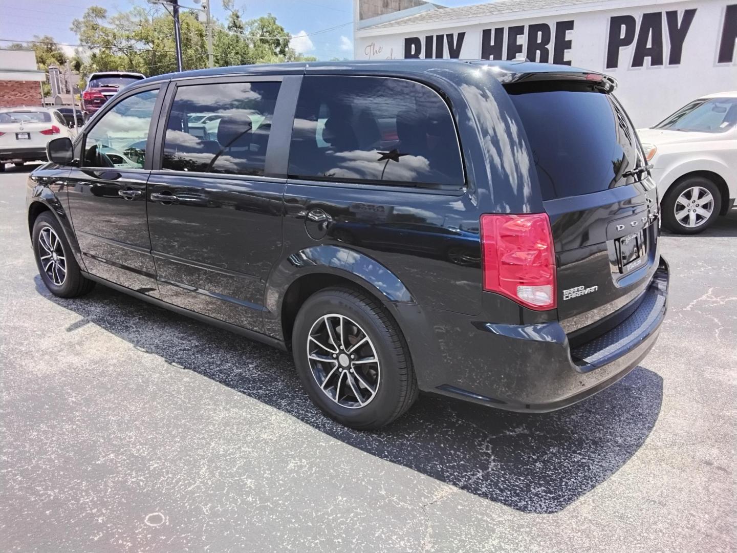 2016 BLACK /Grey Dodge Grand Caravan SXT (2C4RDGCG7GR) with an 3.6L V6 DOHC 24V engine, 6A transmission, located at 6112 N Florida Avenue, Tampa, FL, 33604, (888) 521-5131, 27.954929, -82.459534 - $499 down plus tax & tag.- Photo#8