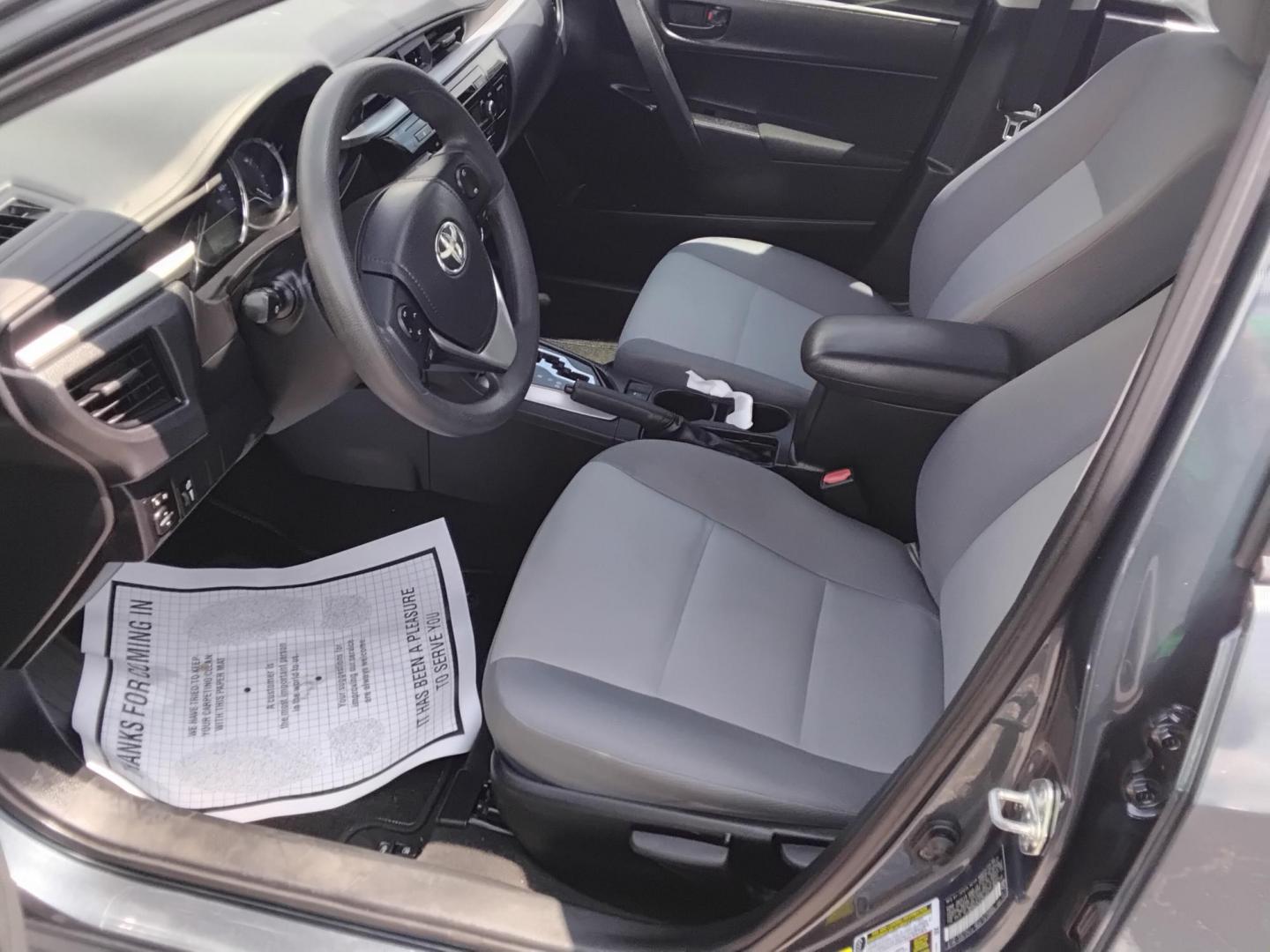 2015 Toyota Corolla L 4-Speed AT (2T1BURHE2FC) with an 1.8L L4 DOHC 16V engine, 4-Speed Automatic transmission, located at 6112 N Florida Avenue, Tampa, FL, 33604, (888) 521-5131, 27.954929, -82.459534 - $499 DOWN PLUS TAX & TAG.- Photo#10