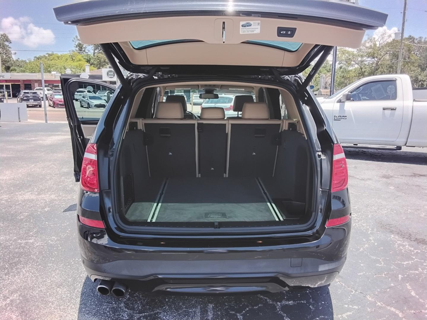 2017 BLACK /Beige BMW X3 sDrive28i (5UXWZ7C54H0) with an 2.0L L4 DOHC 16V engine, 8A transmission, located at 6112 N Florida Avenue, Tampa, FL, 33604, (888) 521-5131, 27.954929, -82.459534 - $499 down plus tax & tag.- Photo#6
