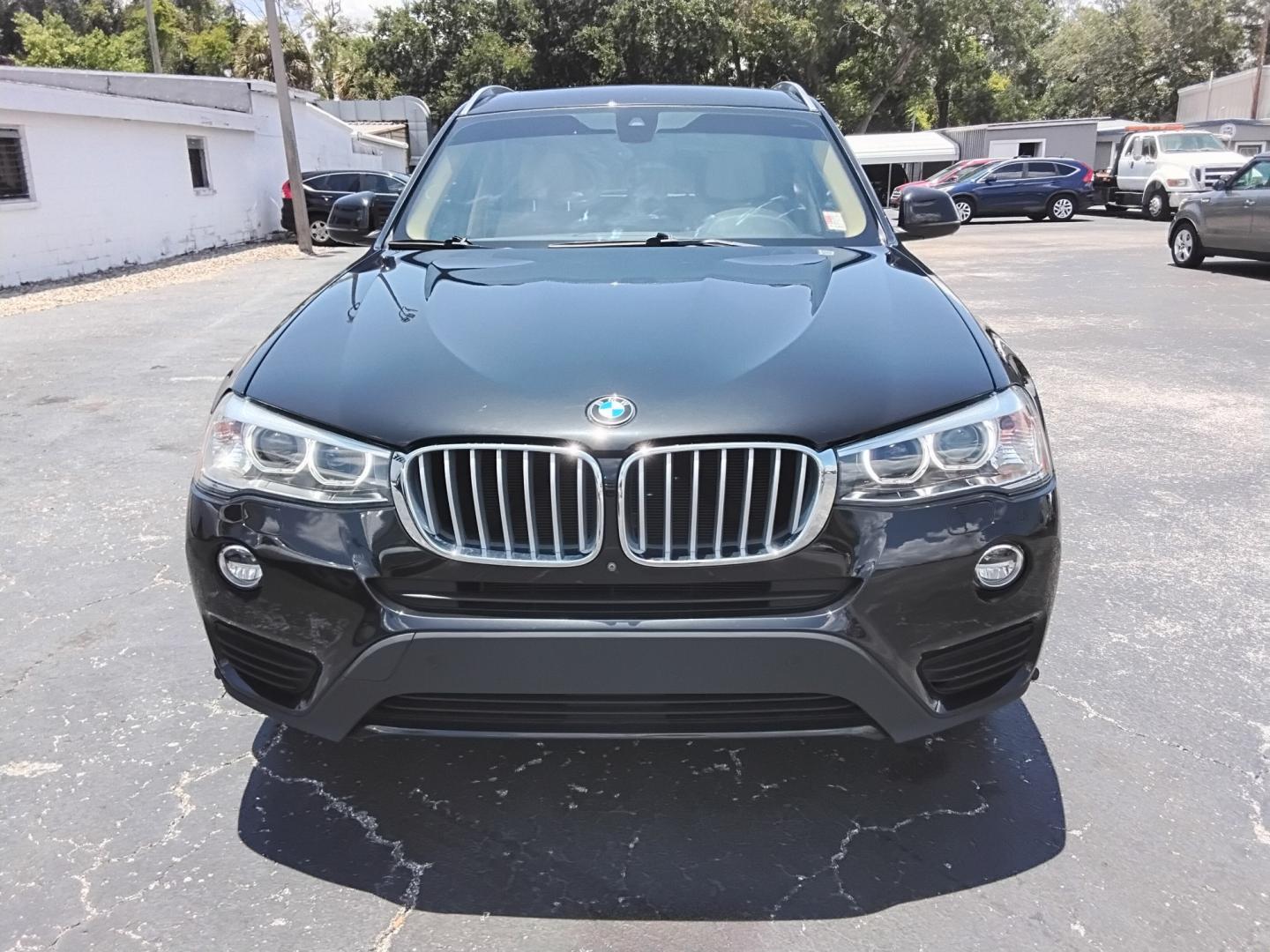 2017 BLACK /Beige BMW X3 sDrive28i (5UXWZ7C54H0) with an 2.0L L4 DOHC 16V engine, 8A transmission, located at 6112 N Florida Avenue, Tampa, FL, 33604, (888) 521-5131, 27.954929, -82.459534 - $499 down plus tax & tag.- Photo#3