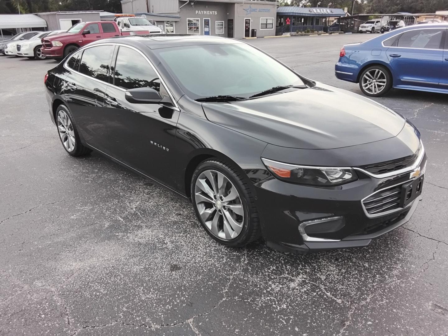2016 BLACK /BLACK Chevrolet Malibu 2LZ (1G1ZH5SX4GF) with an 2.0L L4 DOHC 16V engine, 6A transmission, located at 6112 N Florida Avenue, Tampa, FL, 33604, (888) 521-5131, 27.954929, -82.459534 - $499 DOWN PLUS TAX & TAG.- Photo#3