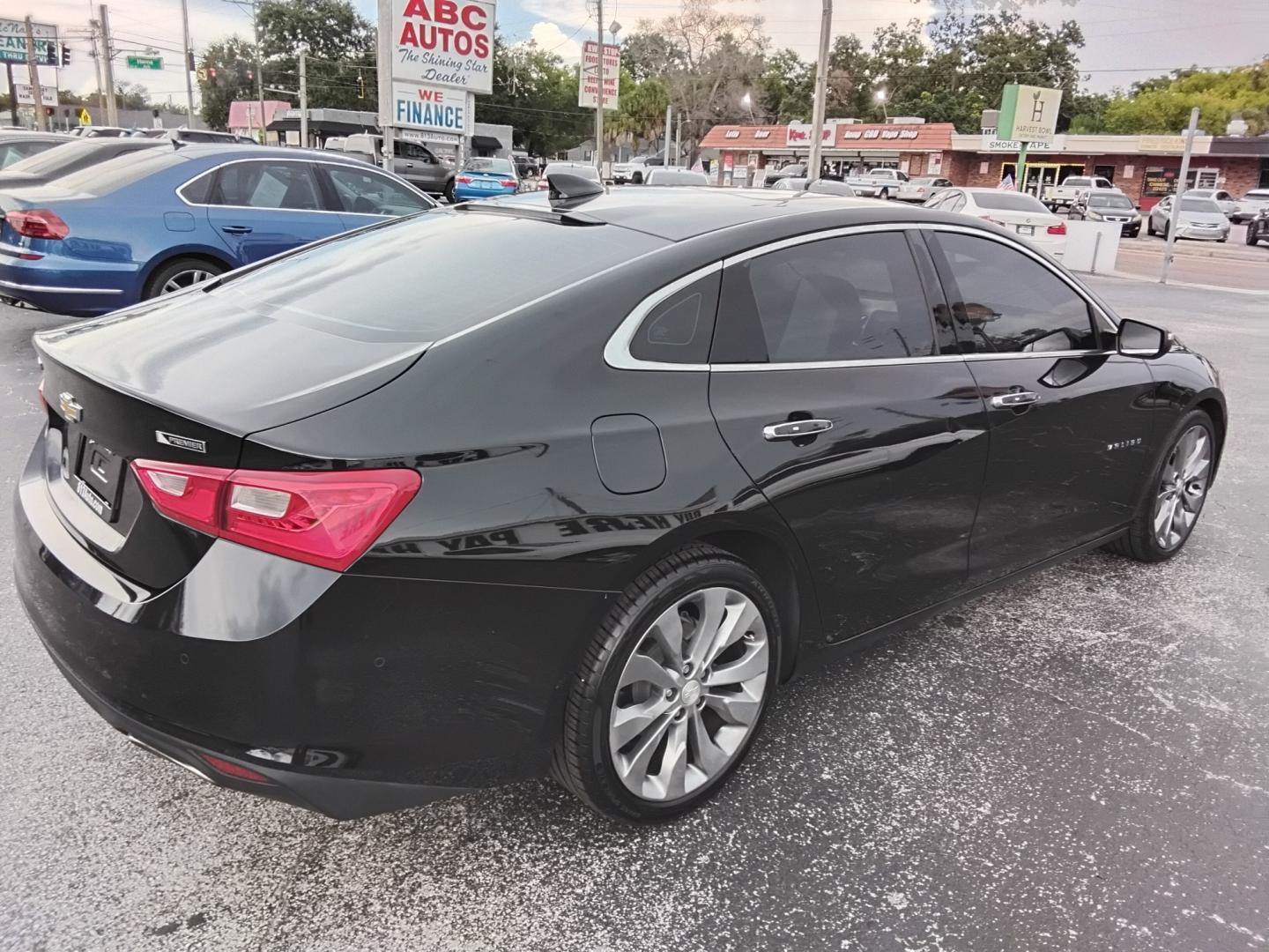2016 BLACK /BLACK Chevrolet Malibu 2LZ (1G1ZH5SX4GF) with an 2.0L L4 DOHC 16V engine, 6A transmission, located at 6112 N Florida Avenue, Tampa, FL, 33604, (888) 521-5131, 27.954929, -82.459534 - $499 DOWN PLUS TAX & TAG.- Photo#8
