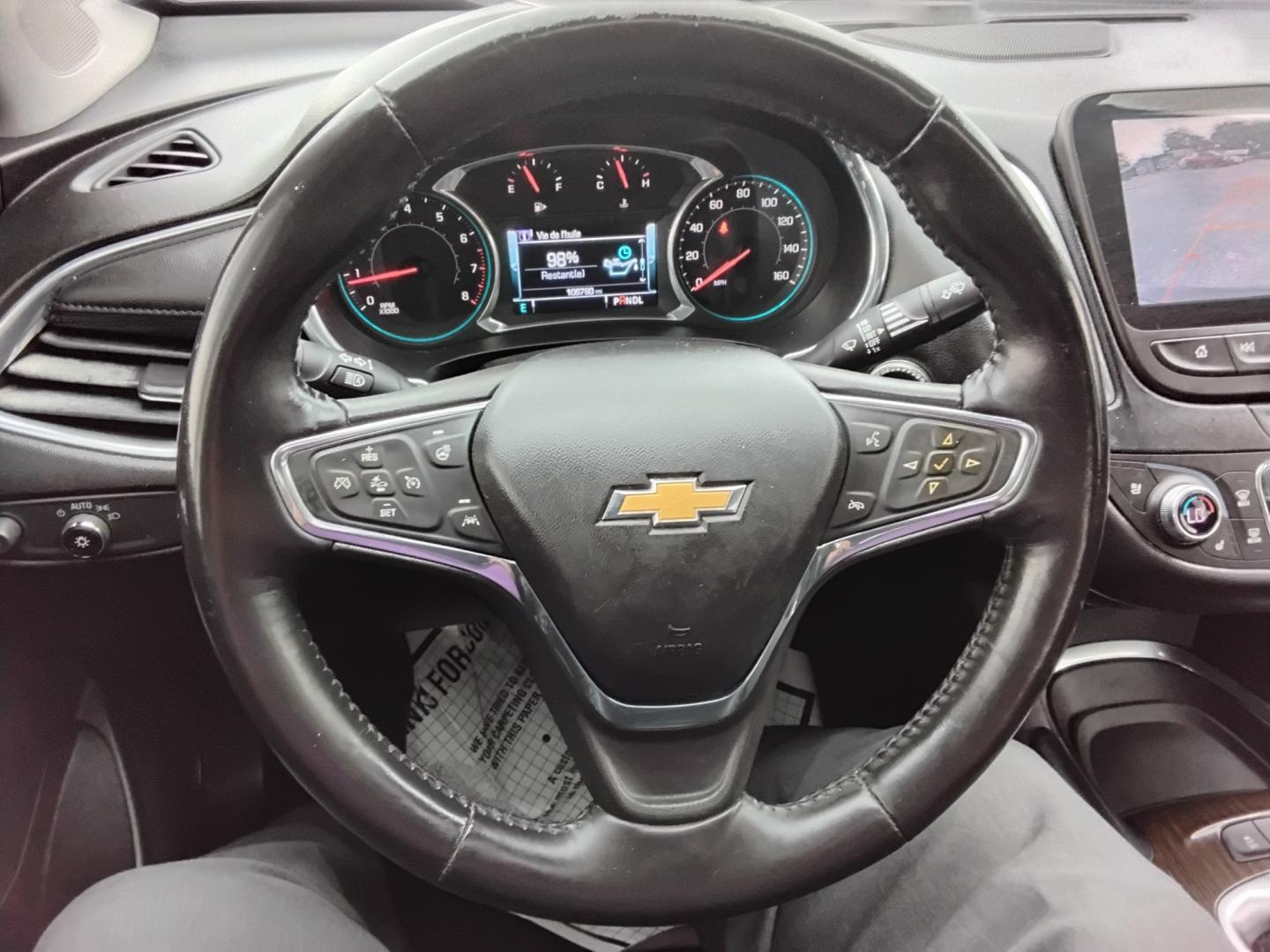 2016 BLACK /BLACK Chevrolet Malibu 2LZ (1G1ZH5SX4GF) with an 2.0L L4 DOHC 16V engine, 6A transmission, located at 6112 N Florida Avenue, Tampa, FL, 33604, (888) 521-5131, 27.954929, -82.459534 - $499 DOWN PLUS TAX & TAG.- Photo#14