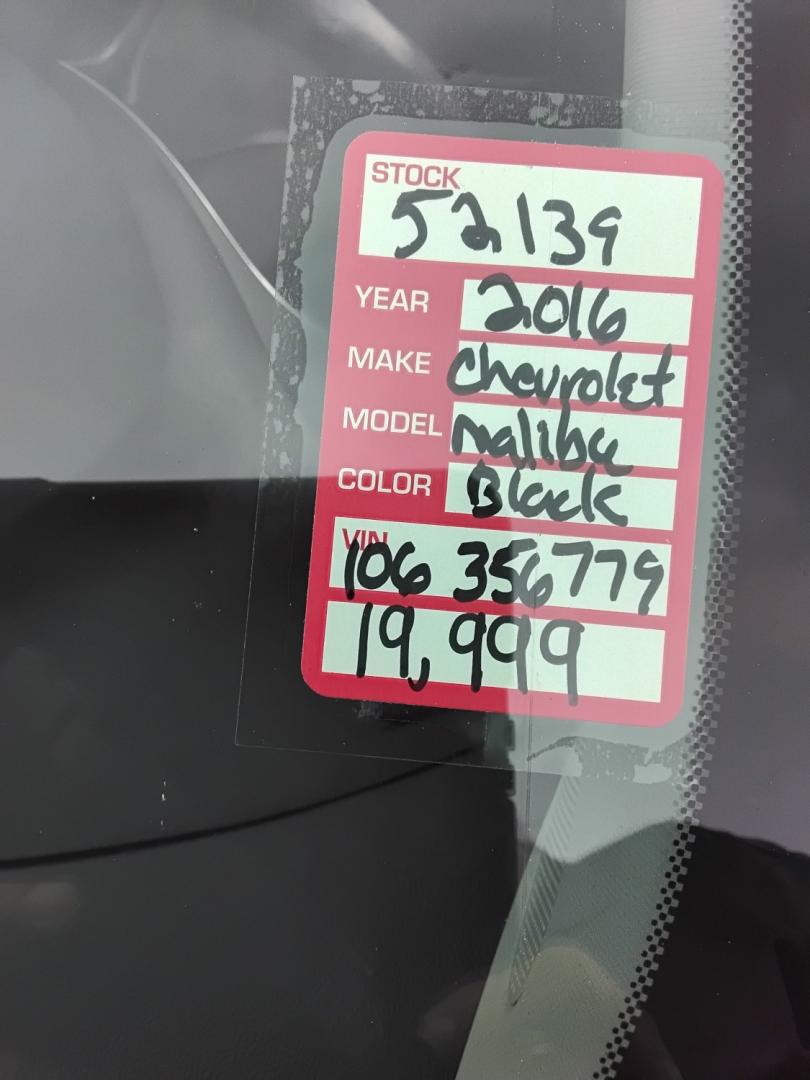 2016 BLACK /BLACK Chevrolet Malibu 2LZ (1G1ZH5SX4GF) with an 2.0L L4 DOHC 16V engine, 6A transmission, located at 6112 N Florida Avenue, Tampa, FL, 33604, (888) 521-5131, 27.954929, -82.459534 - $499 DOWN PLUS TAX & TAG.- Photo#26