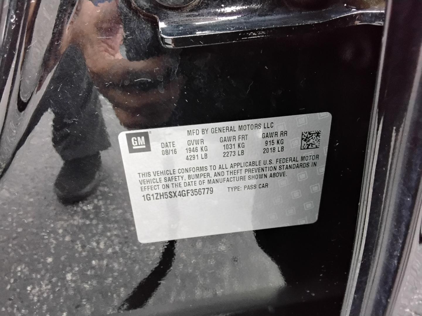2016 BLACK /BLACK Chevrolet Malibu 2LZ (1G1ZH5SX4GF) with an 2.0L L4 DOHC 16V engine, 6A transmission, located at 6112 N Florida Avenue, Tampa, FL, 33604, (888) 521-5131, 27.954929, -82.459534 - $499 DOWN PLUS TAX & TAG.- Photo#24