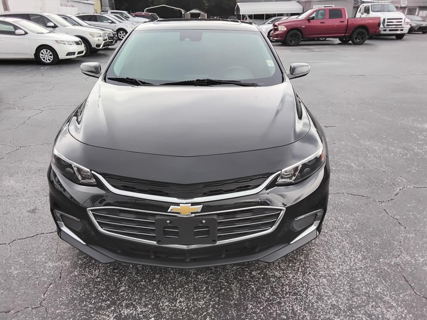 2016 BLACK /BLACK Chevrolet Malibu 2LZ (1G1ZH5SX4GF) with an 2.0L L4 DOHC 16V engine, 6A transmission, located at 6112 N Florida Avenue, Tampa, FL, 33604, (888) 521-5131, 27.954929, -82.459534 - $499 DOWN PLUS TAX & TAG.- Photo#2