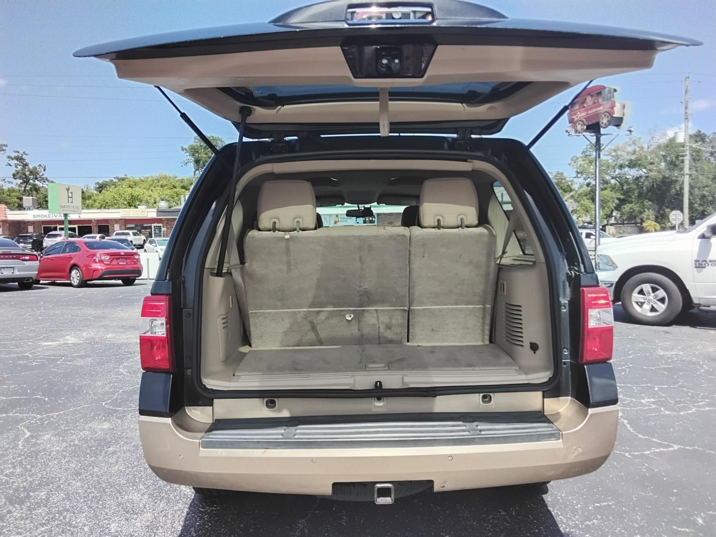 2014 BLACK /Beige Ford Expedition King Ranch 2WD (1FMJU1H52EE) with an 5.4L V8 SOHC 16V FFV engine, 6A transmission, located at 6112 N Florida Avenue, Tampa, FL, 33604, (888) 521-5131, 27.954929, -82.459534 - $499 DOWN PLUS TAX & TAG.- Photo#6
